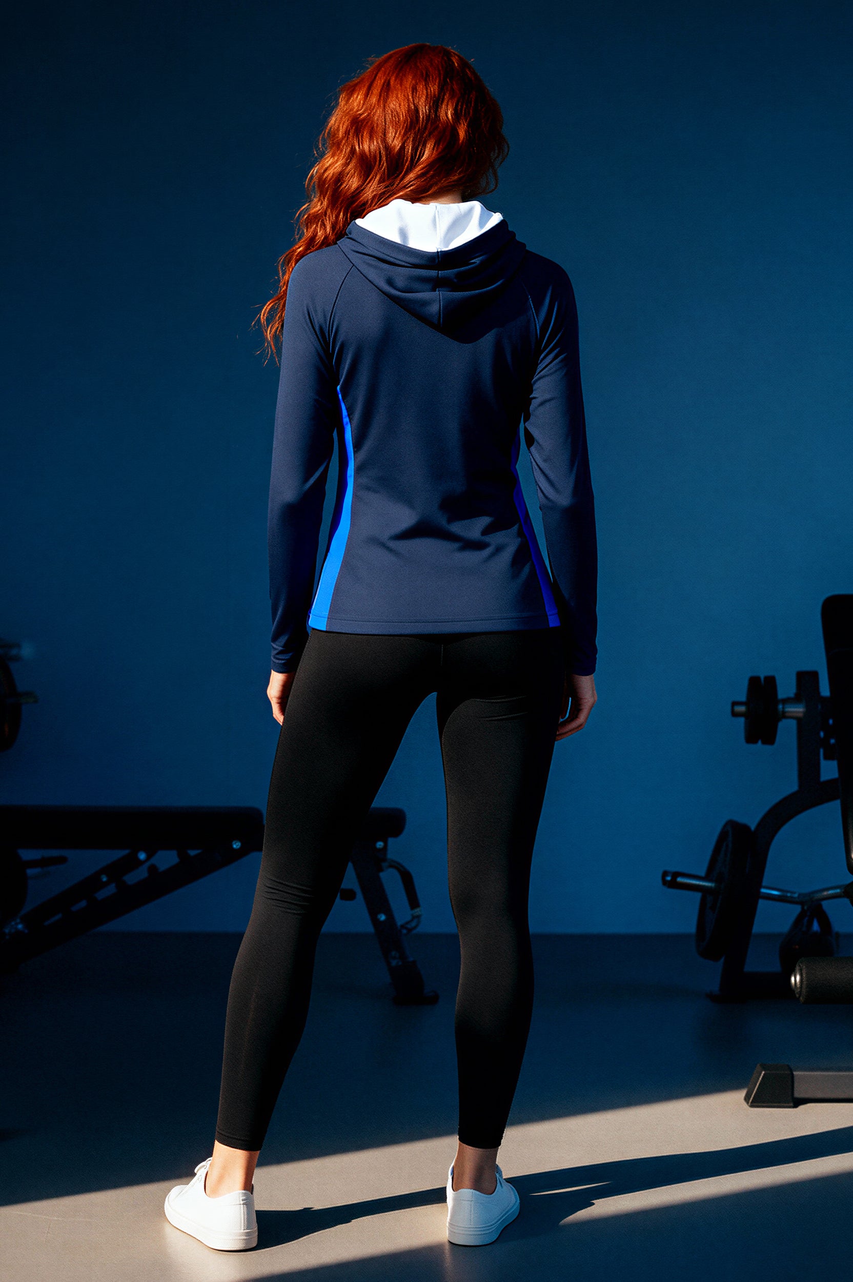 Sports Hooded Longsleeve - LuminousBlue