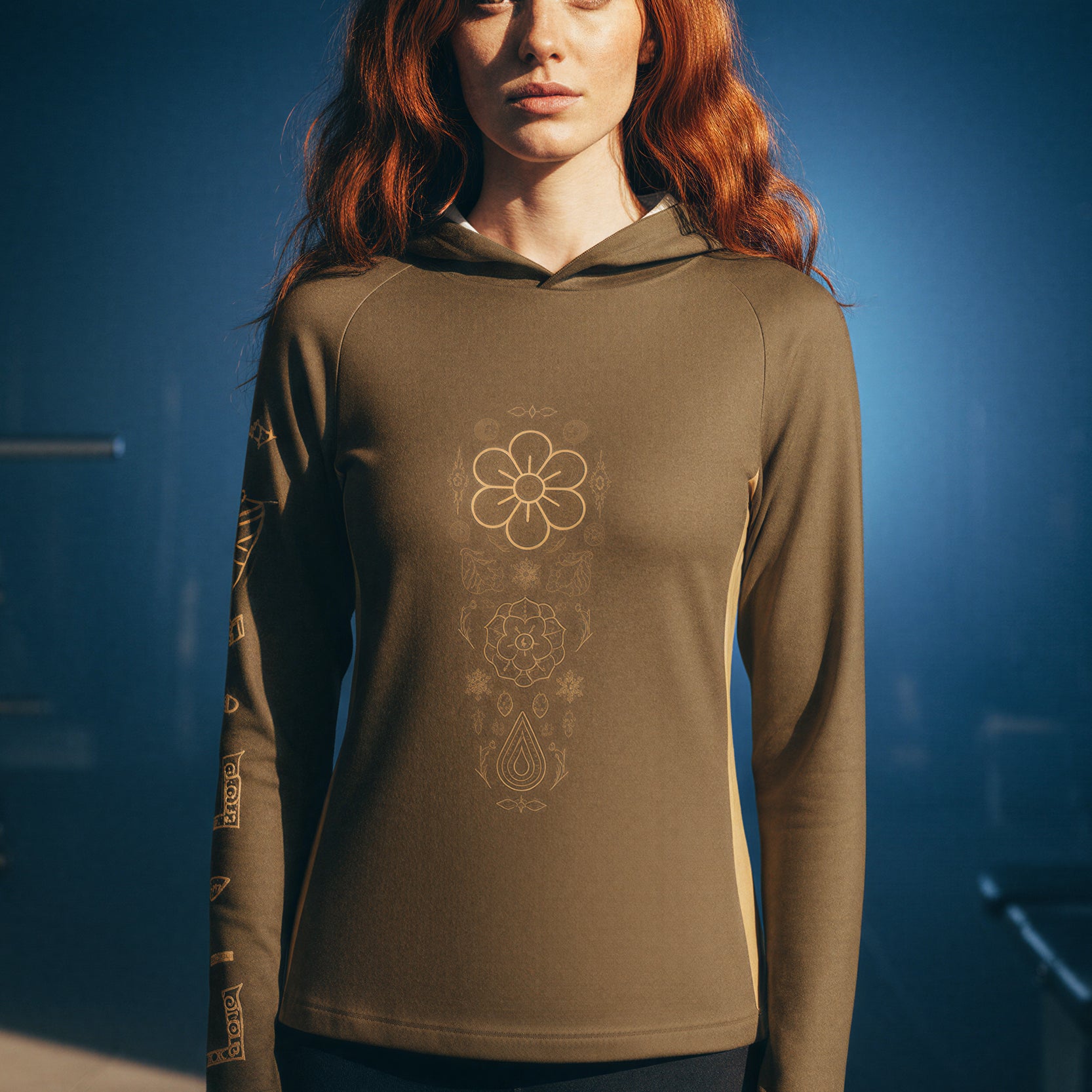 Sports Hooded Longsleeve - Maize