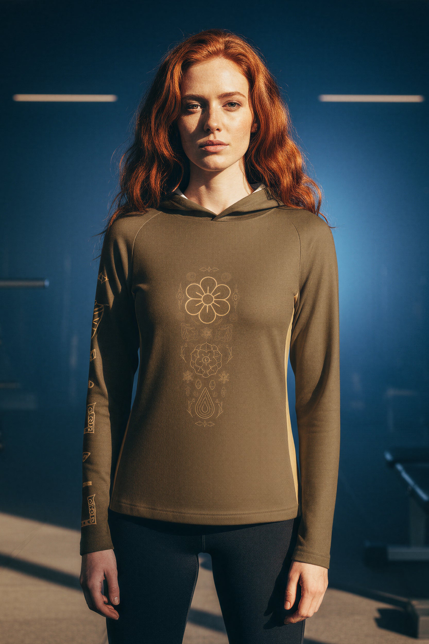 Sports Hooded Longsleeve - Maize