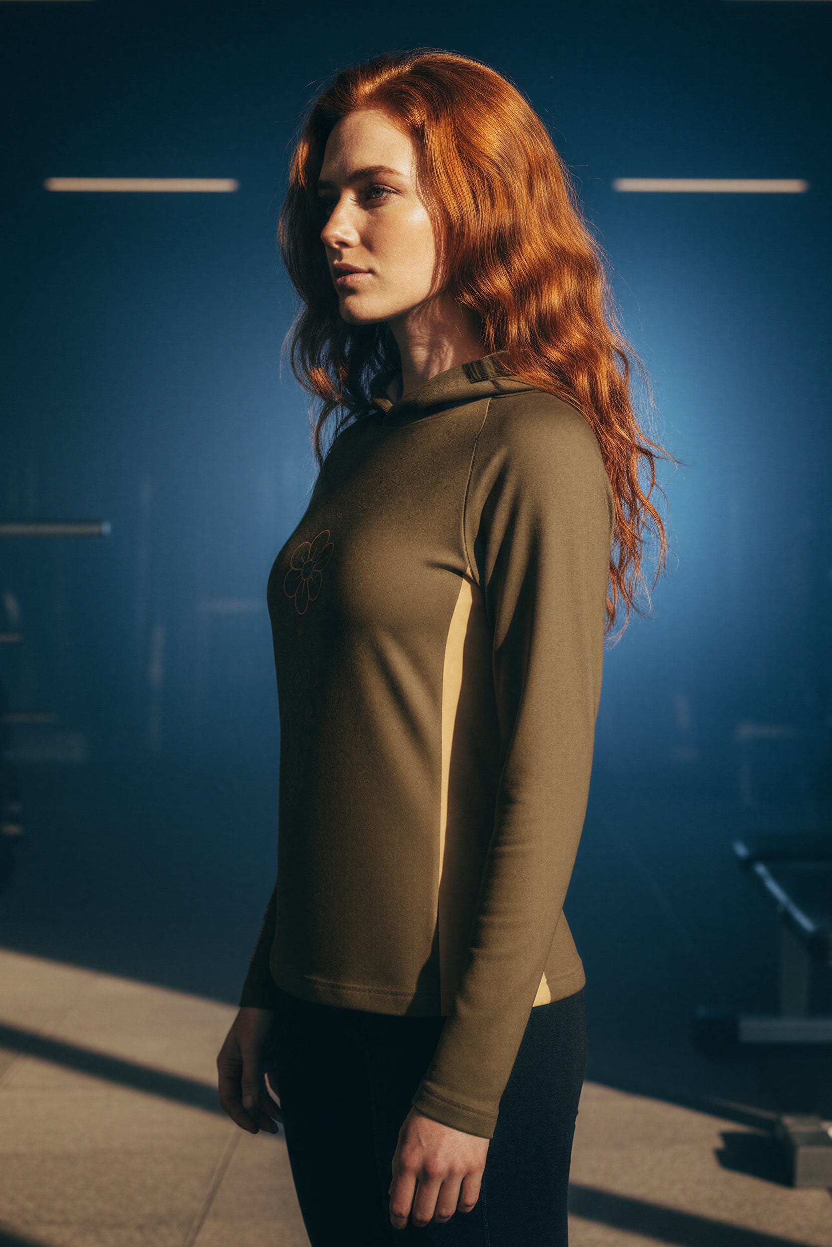 Sports Hooded Longsleeve - Maize