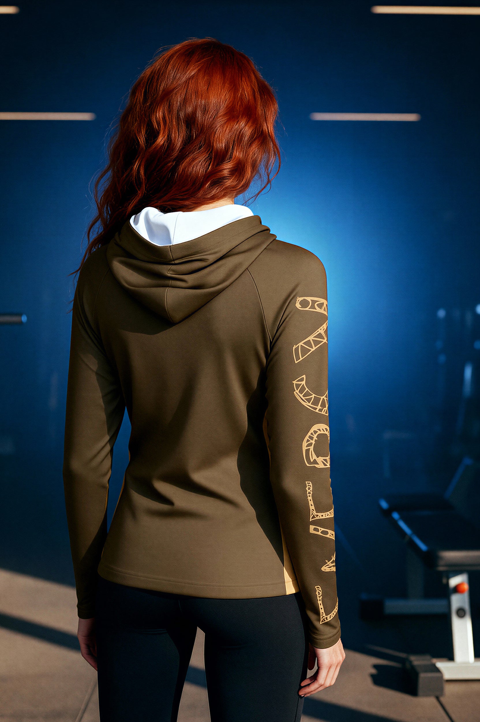 Sports Hooded Longsleeve - Maize