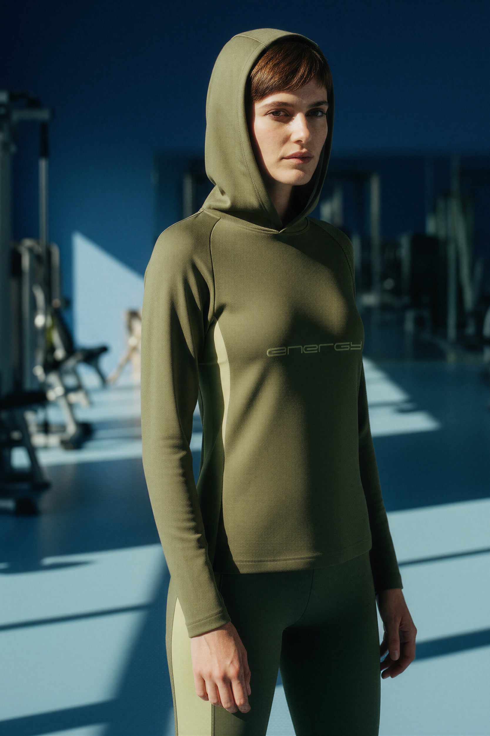 Sports Hooded Longsleeve - MeadowlandGreen
