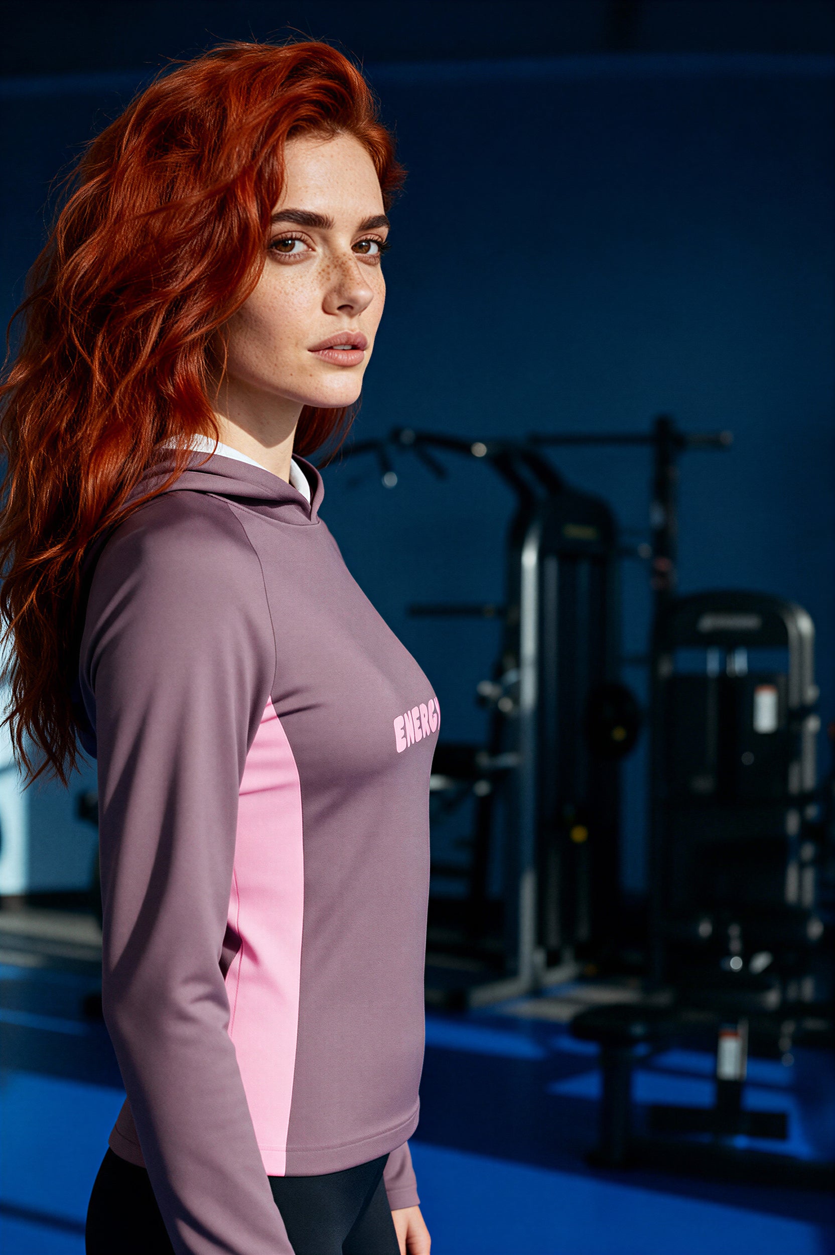 Sports Hooded Longsleeve - PopPink