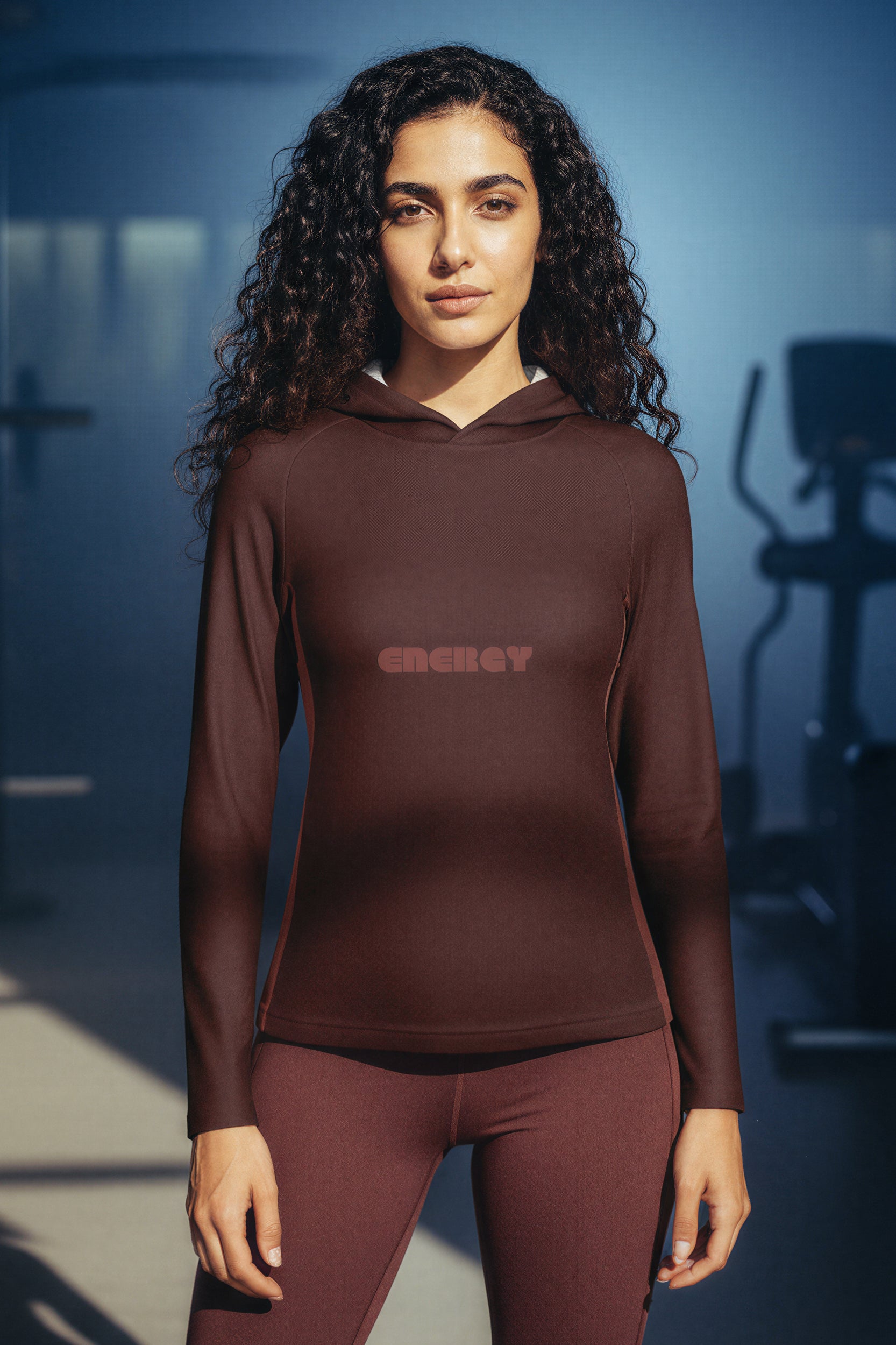 Sports Hooded Longsleeve - Russet