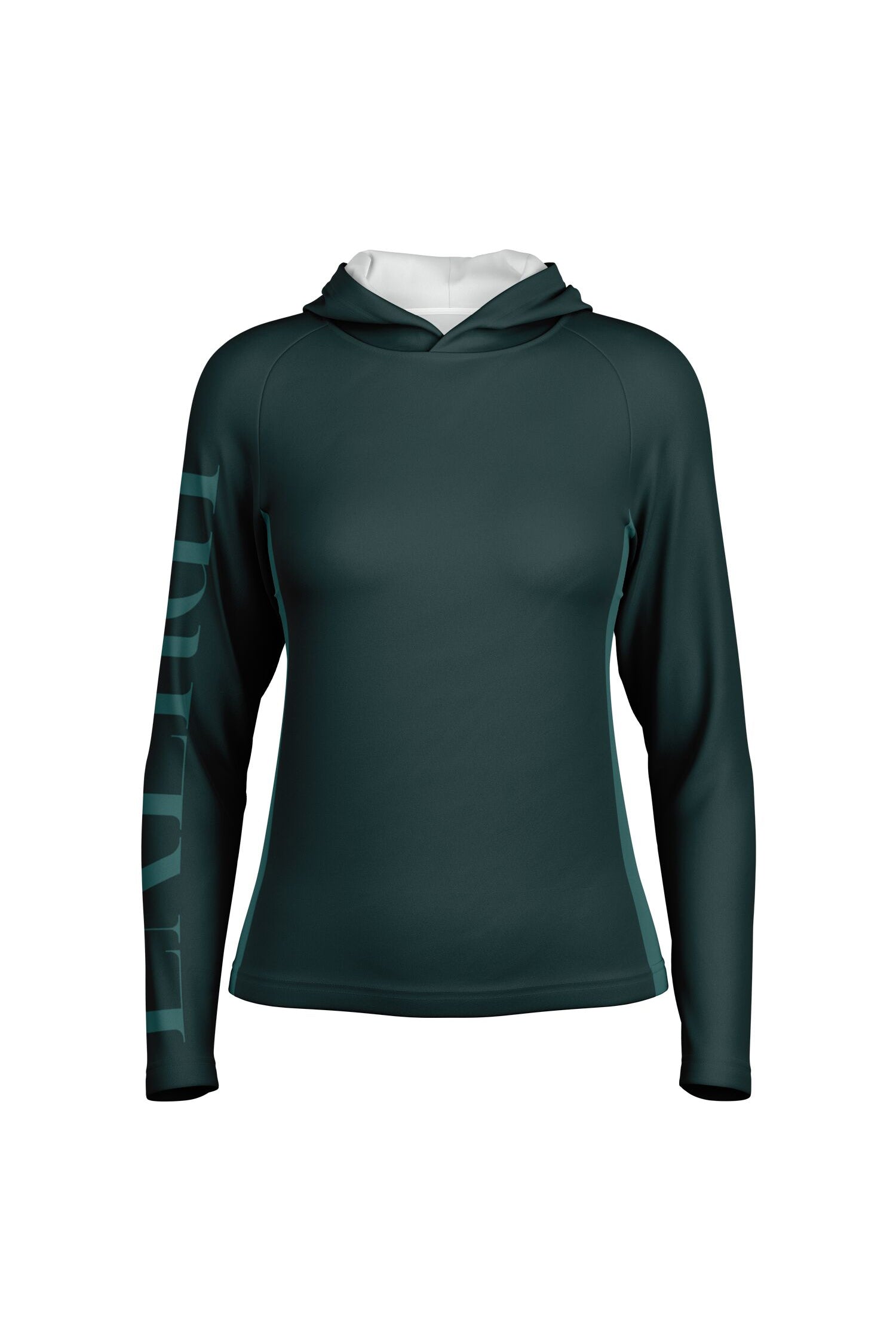 Sports Hooded Longsleeve - TransformativeTeal