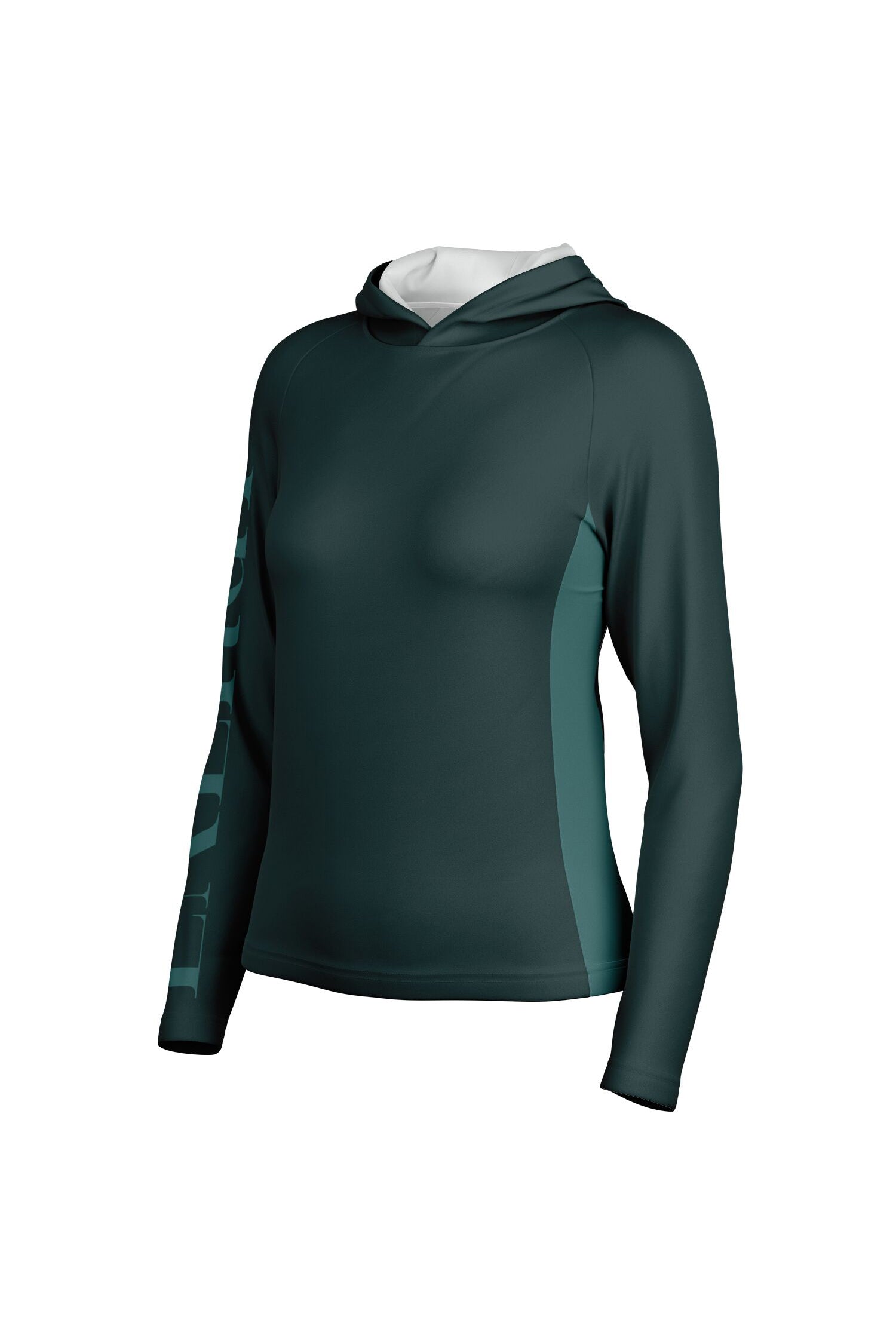 Sports Hooded Longsleeve - TransformativeTeal