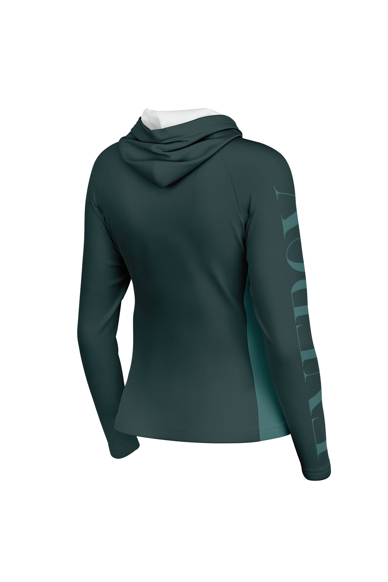 Sports Hooded Longsleeve - TransformativeTeal