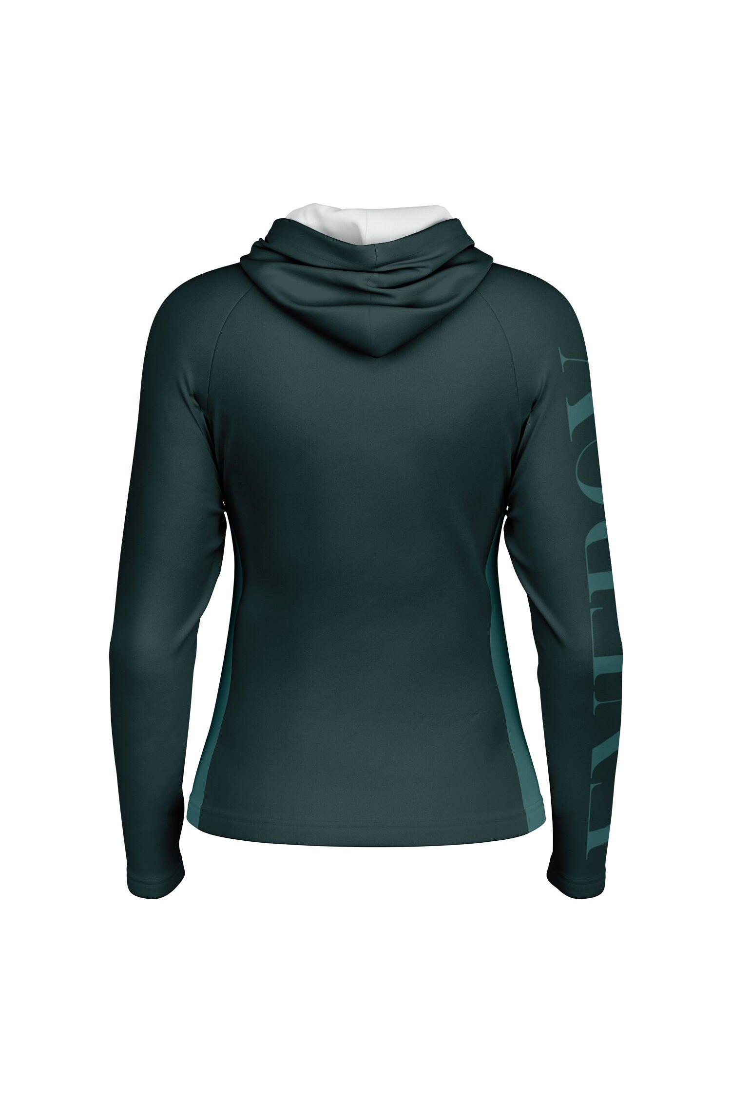 Sports Hooded Longsleeve - TransformativeTeal