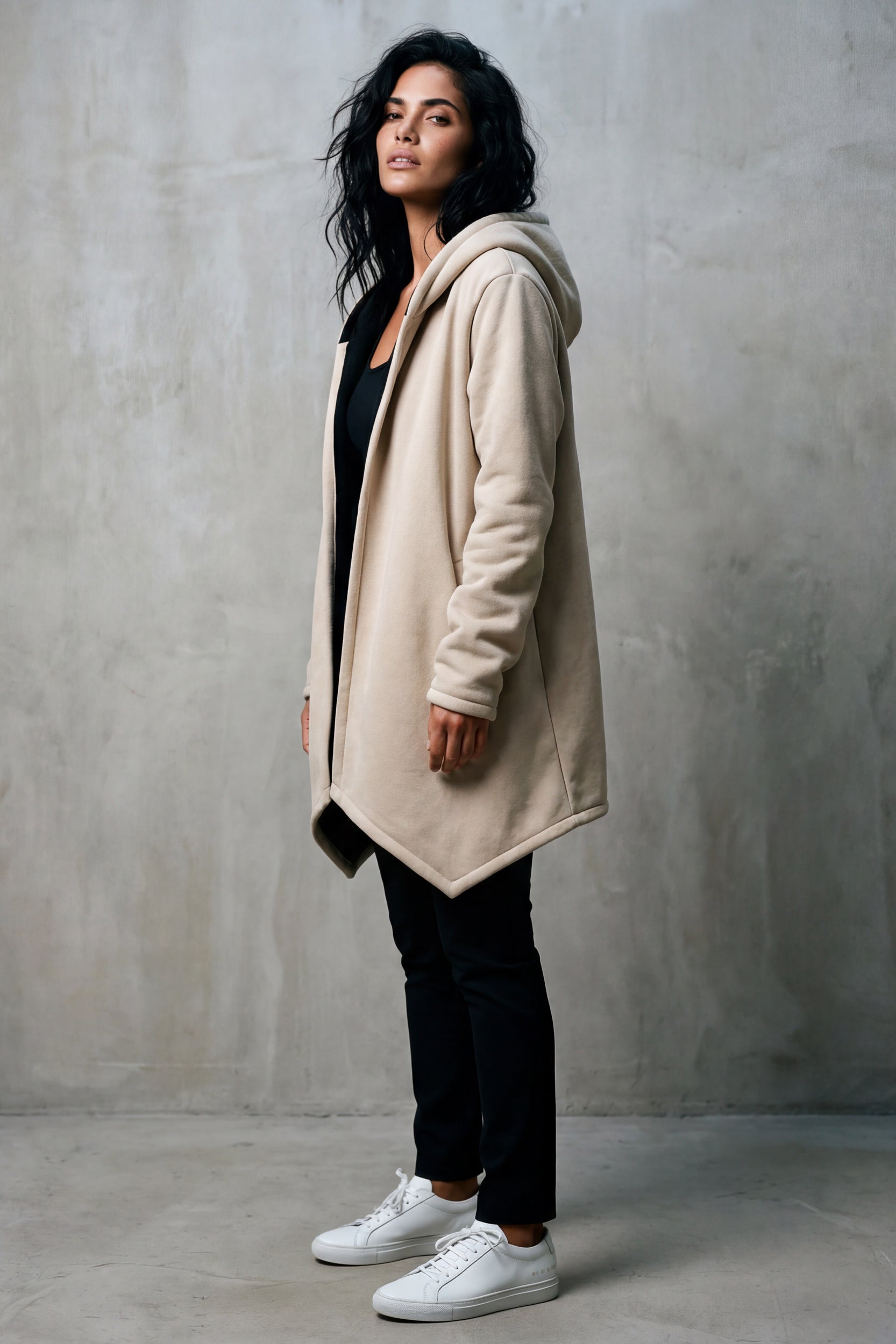 Microfleece Mantel - Angora