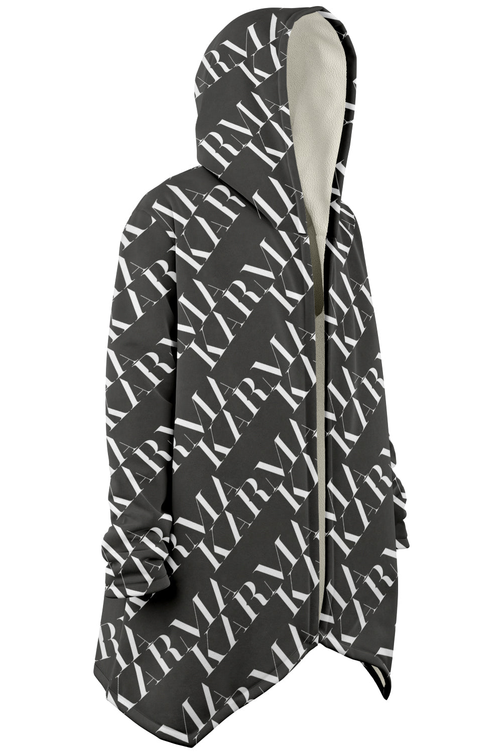 Microfleece Mantel - Bitumen