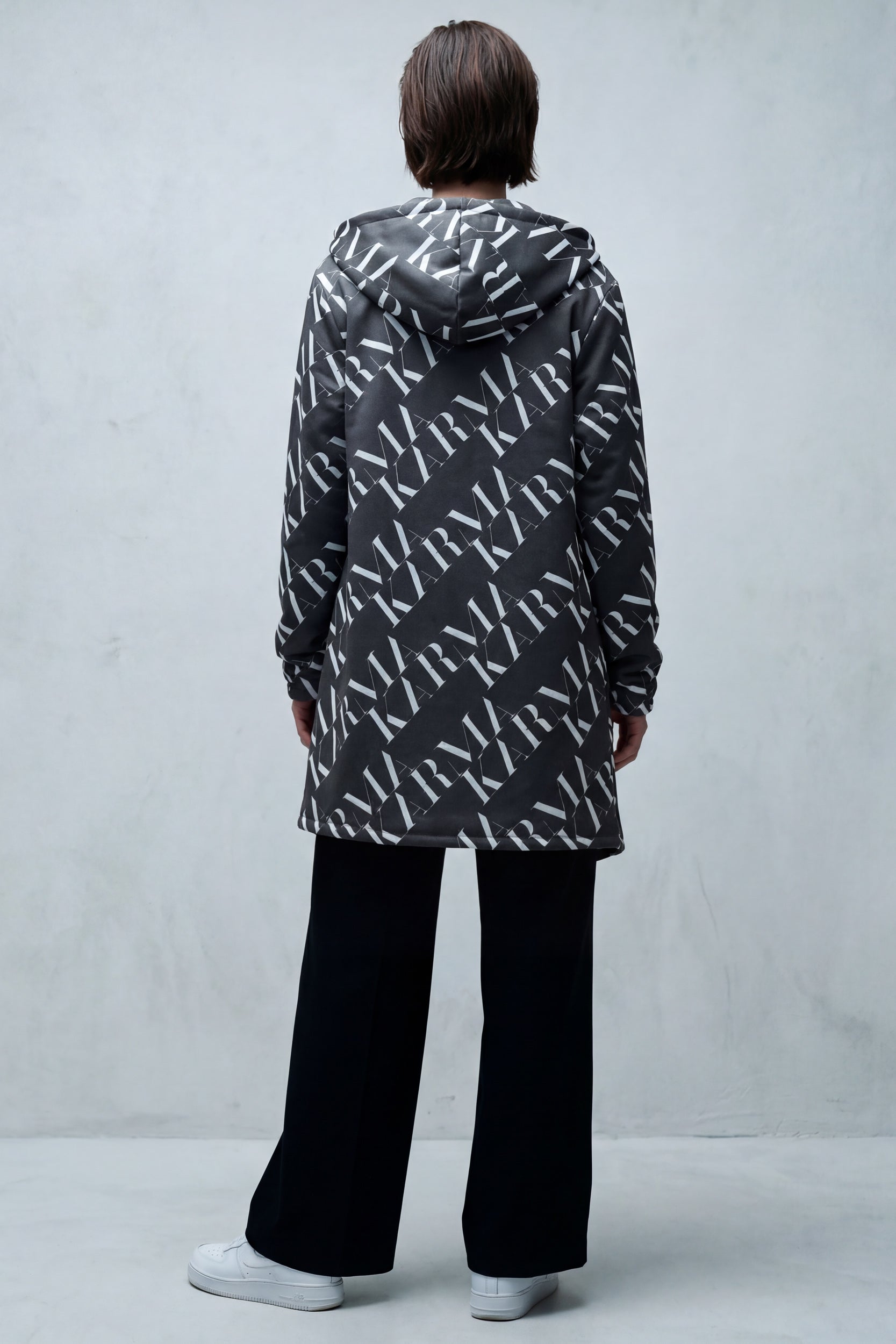 Microfleece Mantel - Bitumen