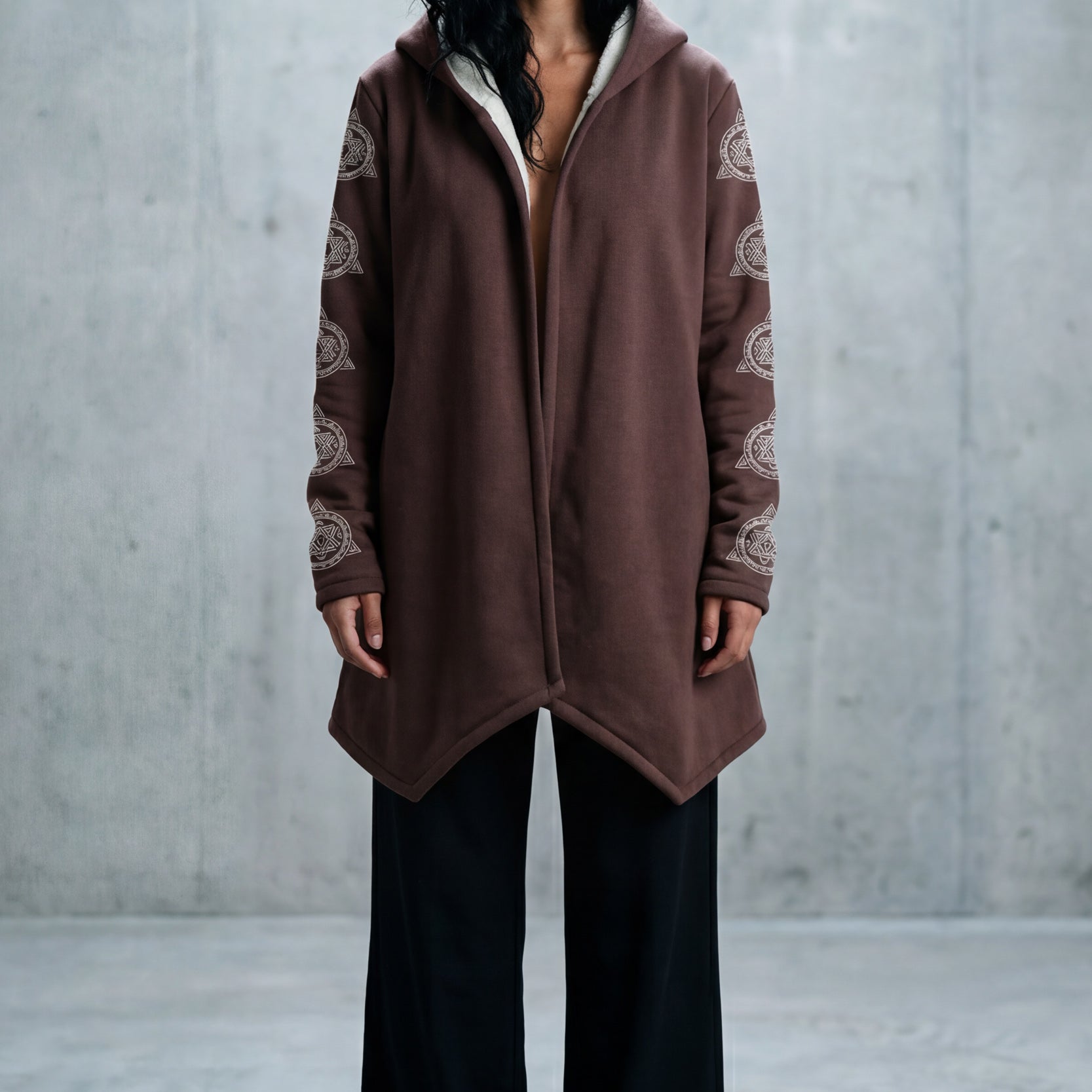 Microfleece Mantel - Choco