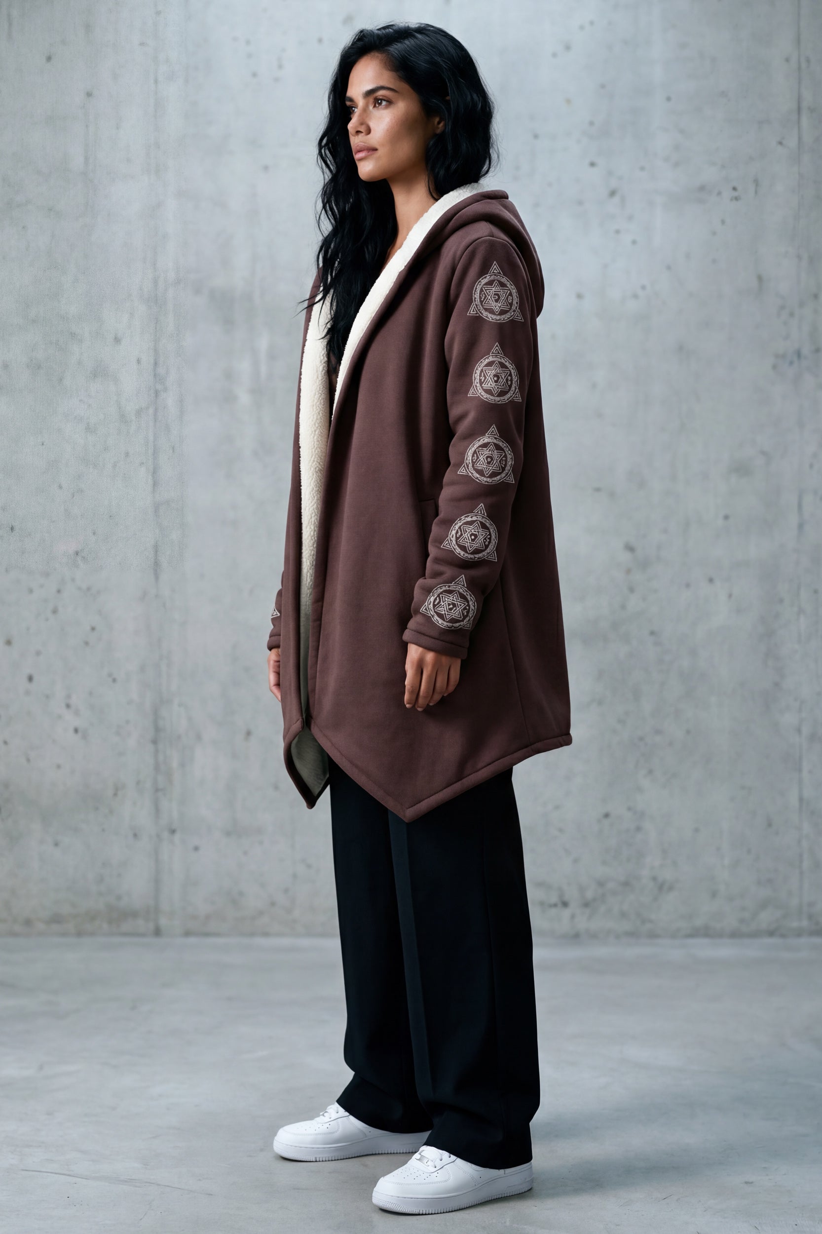 Microfleece Mantel - Choco