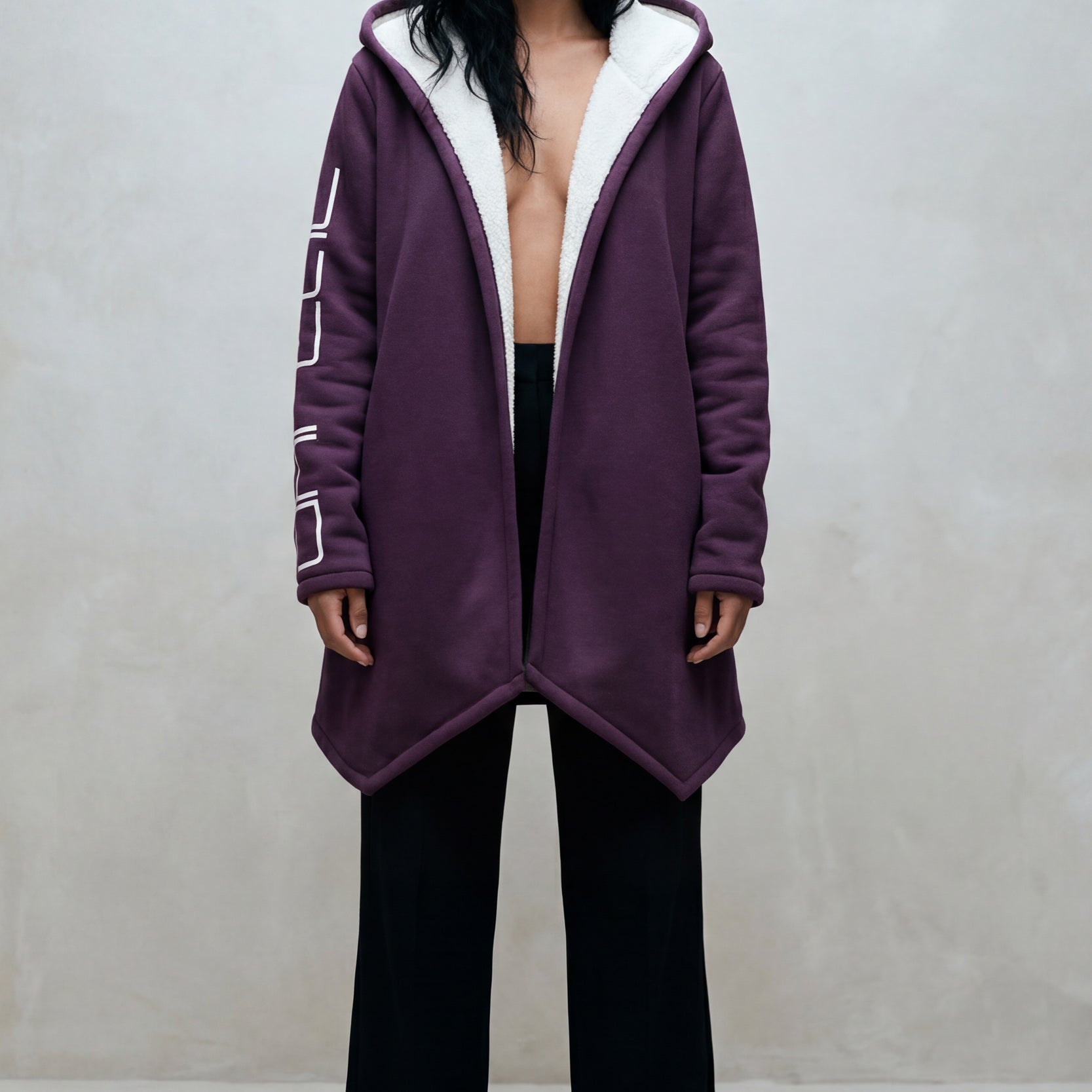 Microfleece Mantel - Mauve