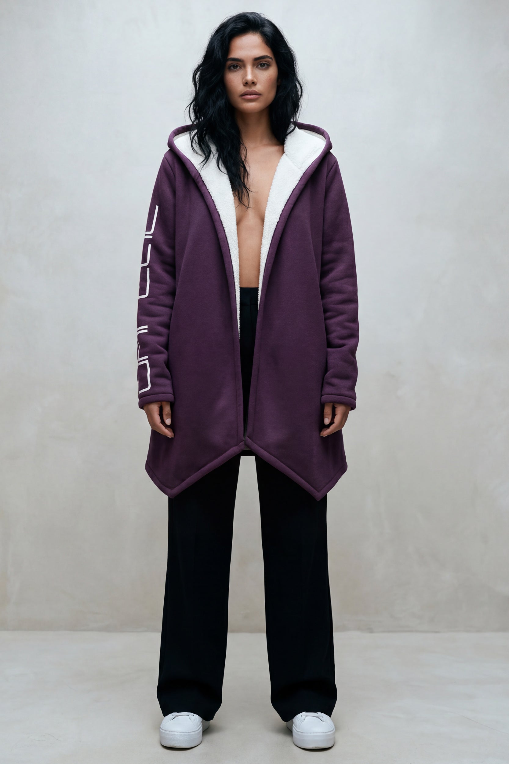 Microfleece Mantel - Mauve