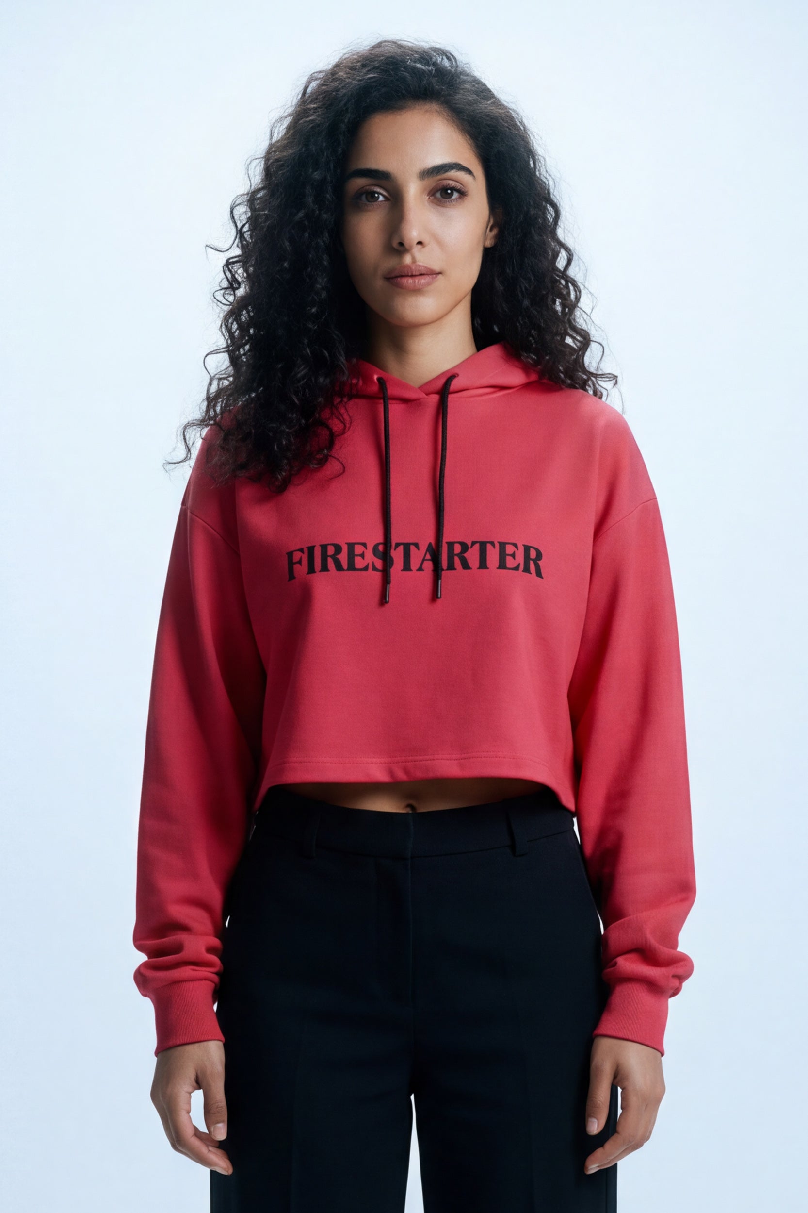 Short-Hoodie - Berry