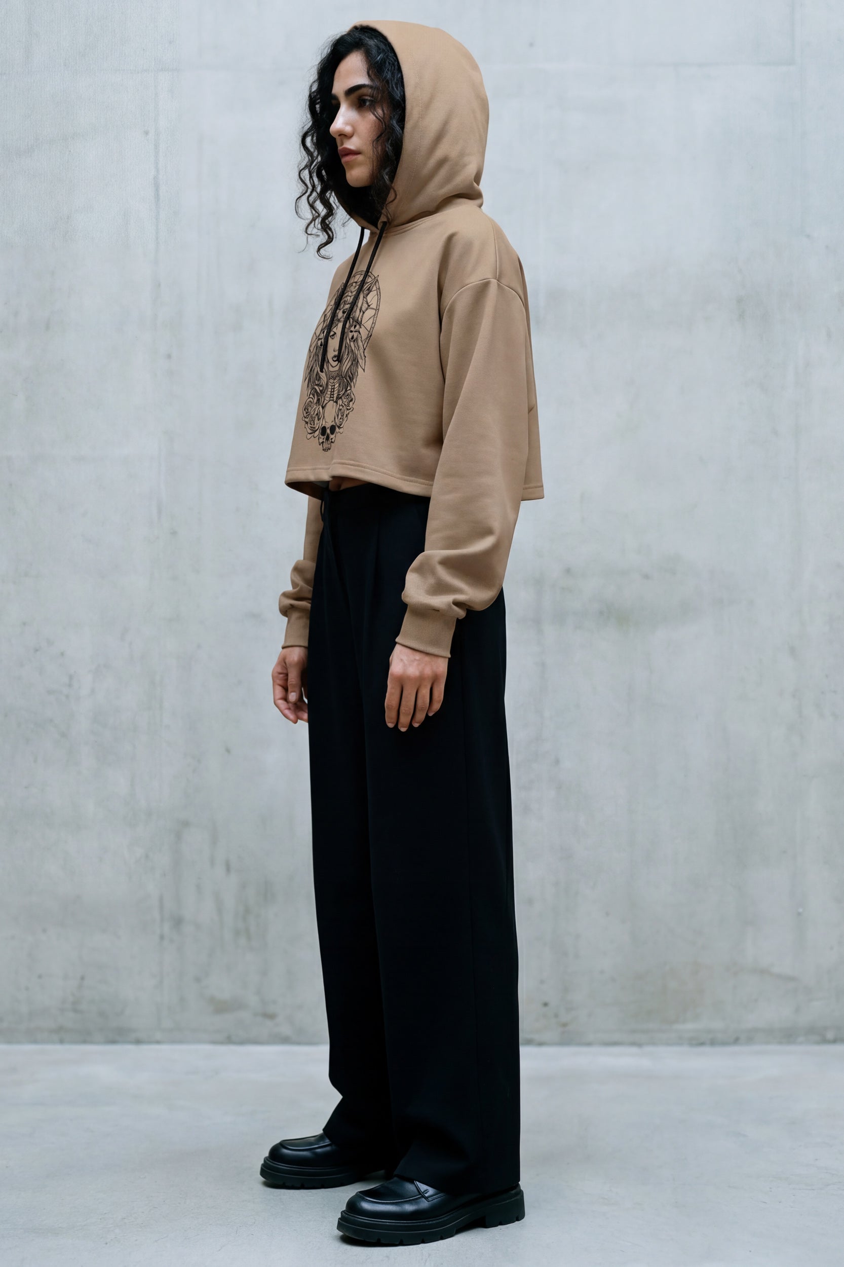 Short-Hoodie - Toast