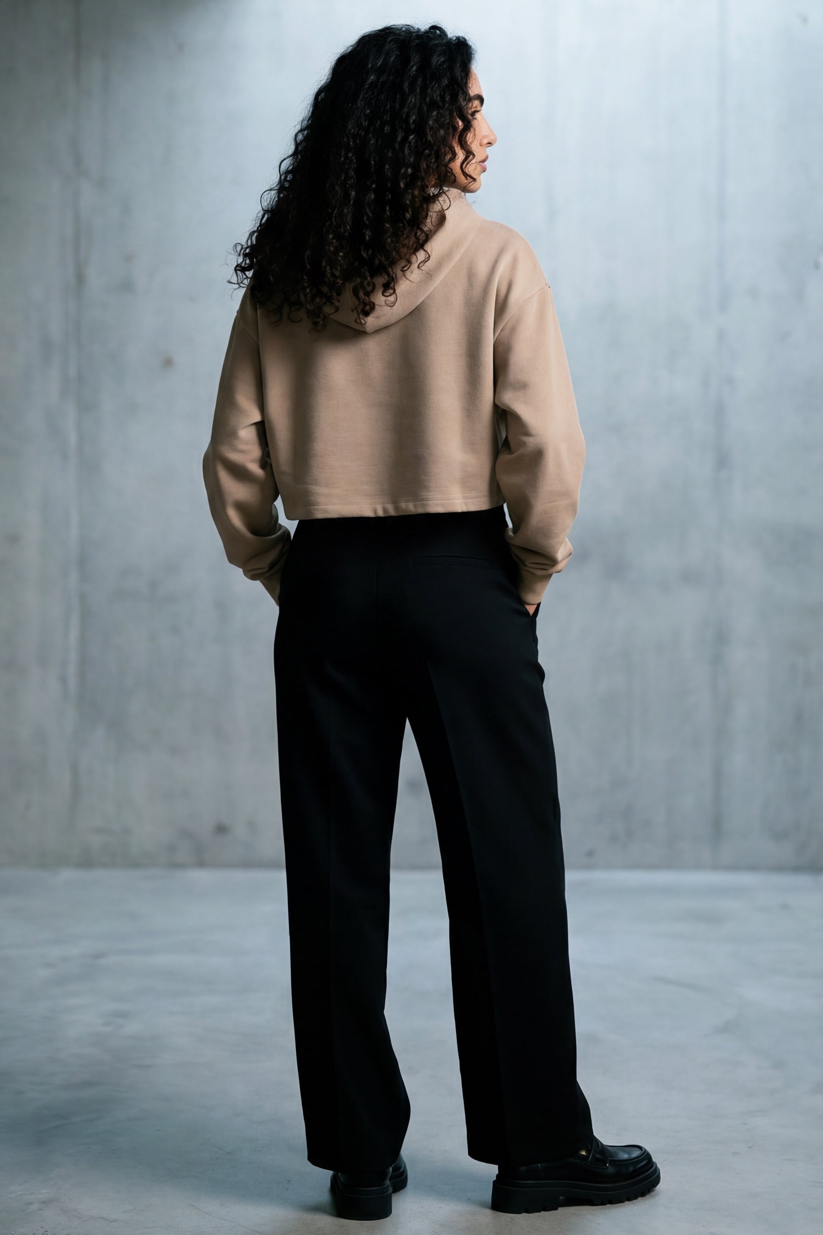 Short-Hoodie - Toast