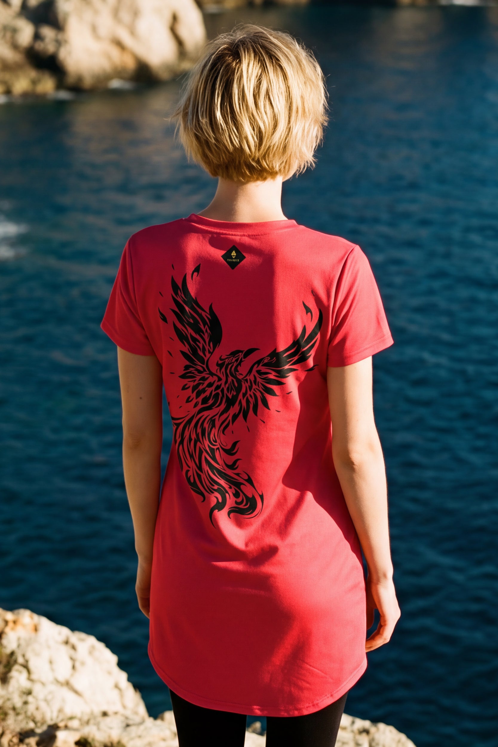 T-Shirt Dress - Berry