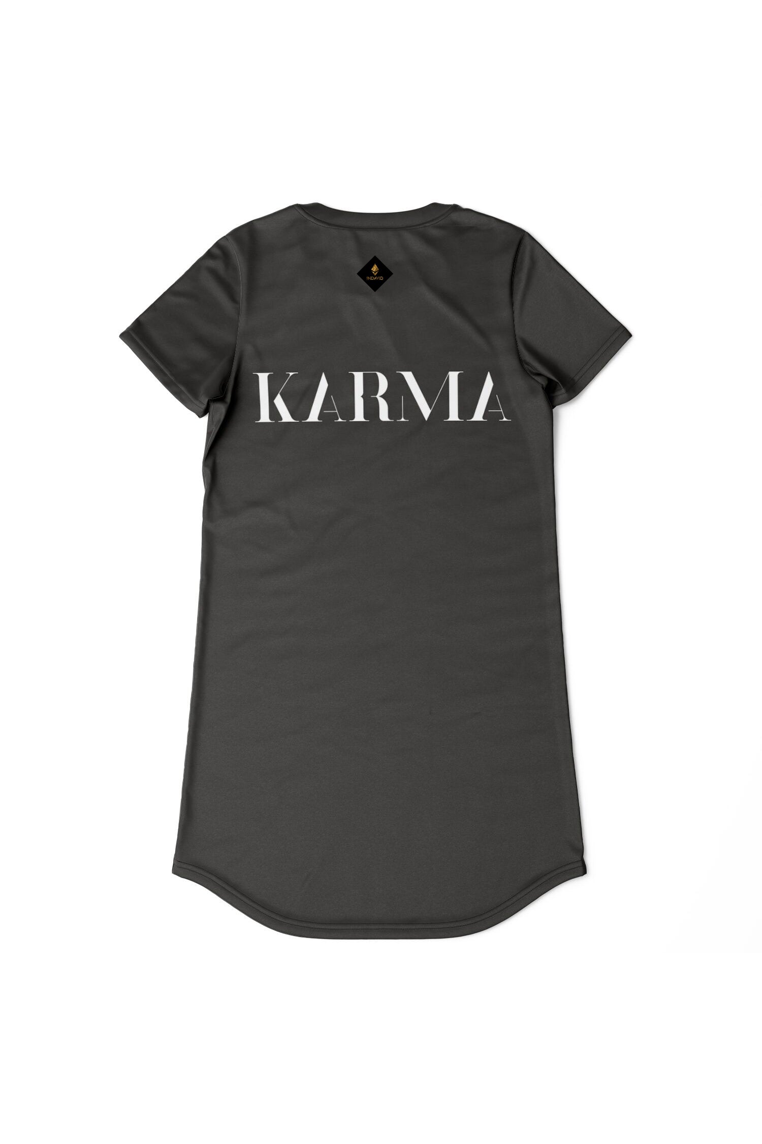 T-Shirt Dress - Bitumen