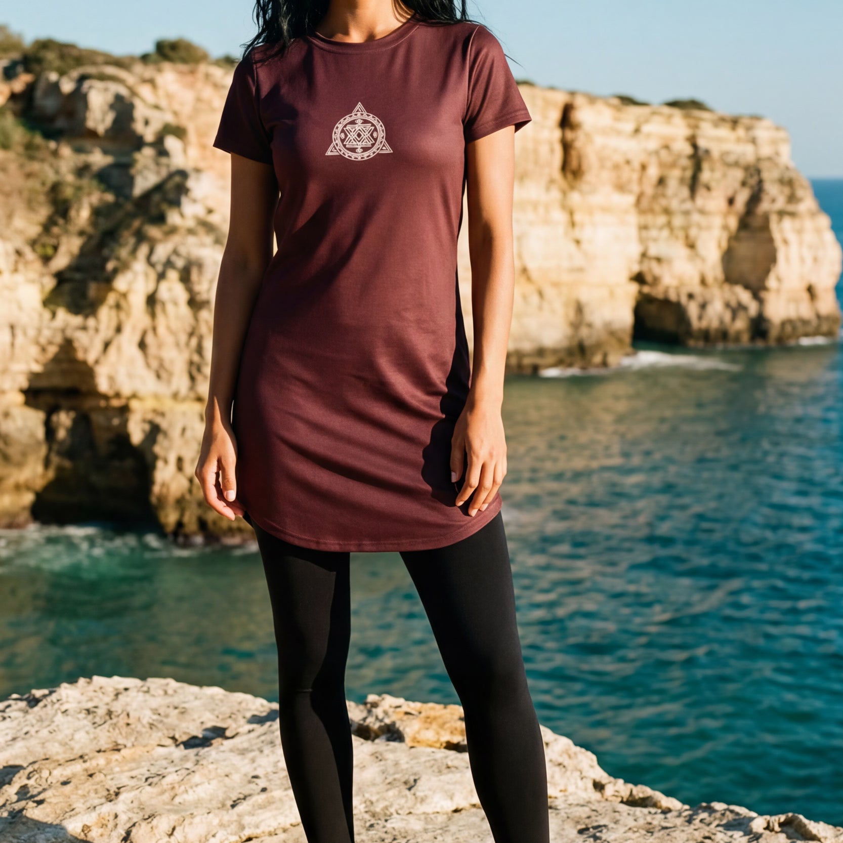 T-Shirt Dress - Choco