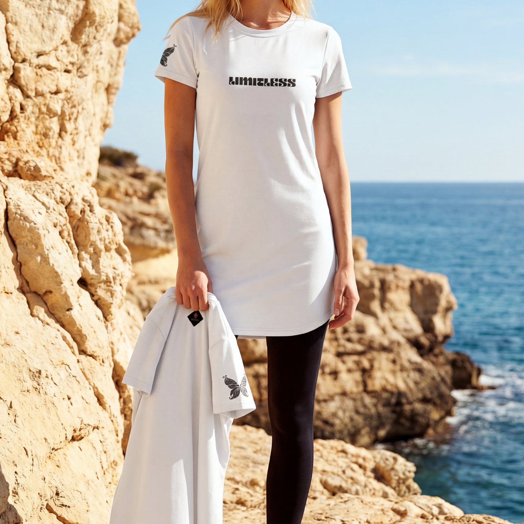 T-Shirt Dress - Cloud