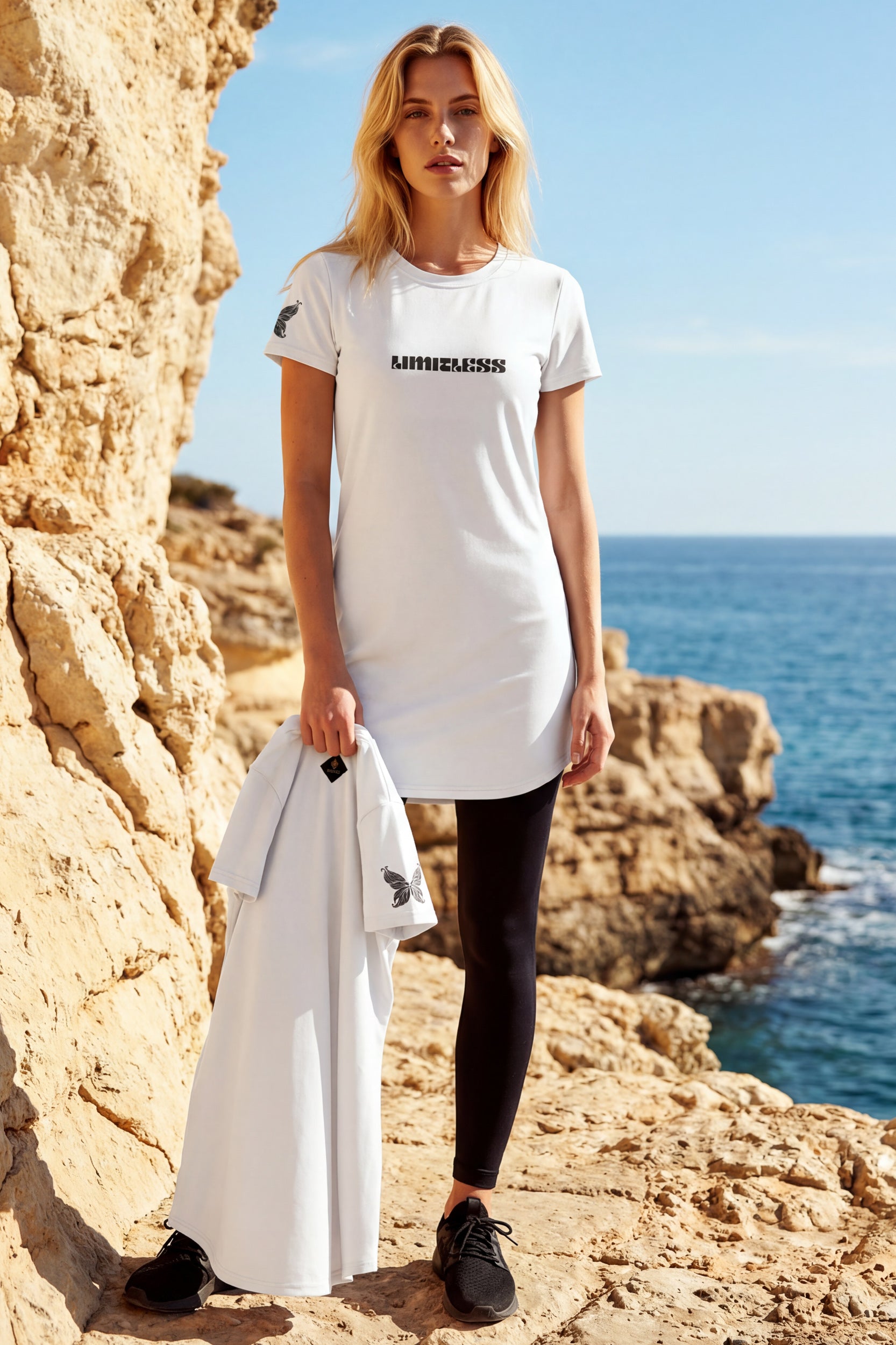 T-Shirt Dress - Cloud