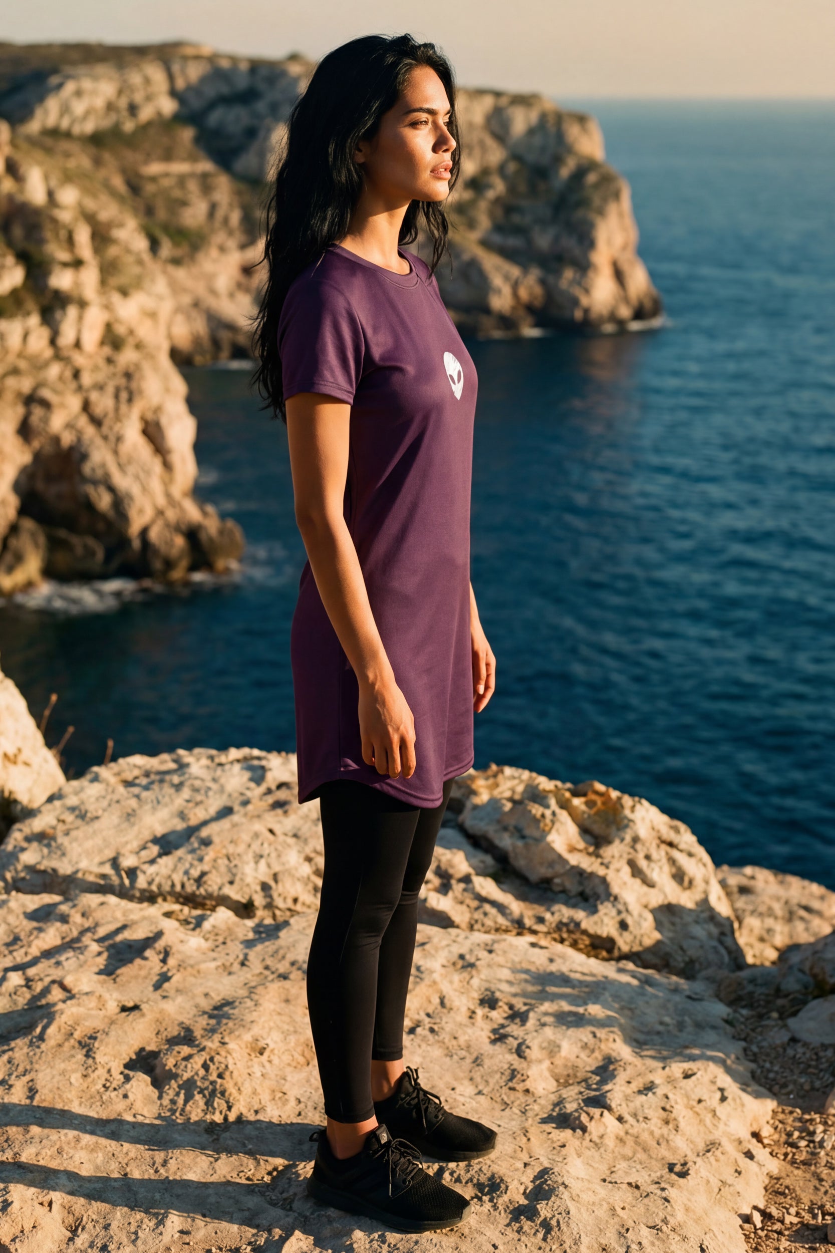 T-Shirt Dress - Mauve