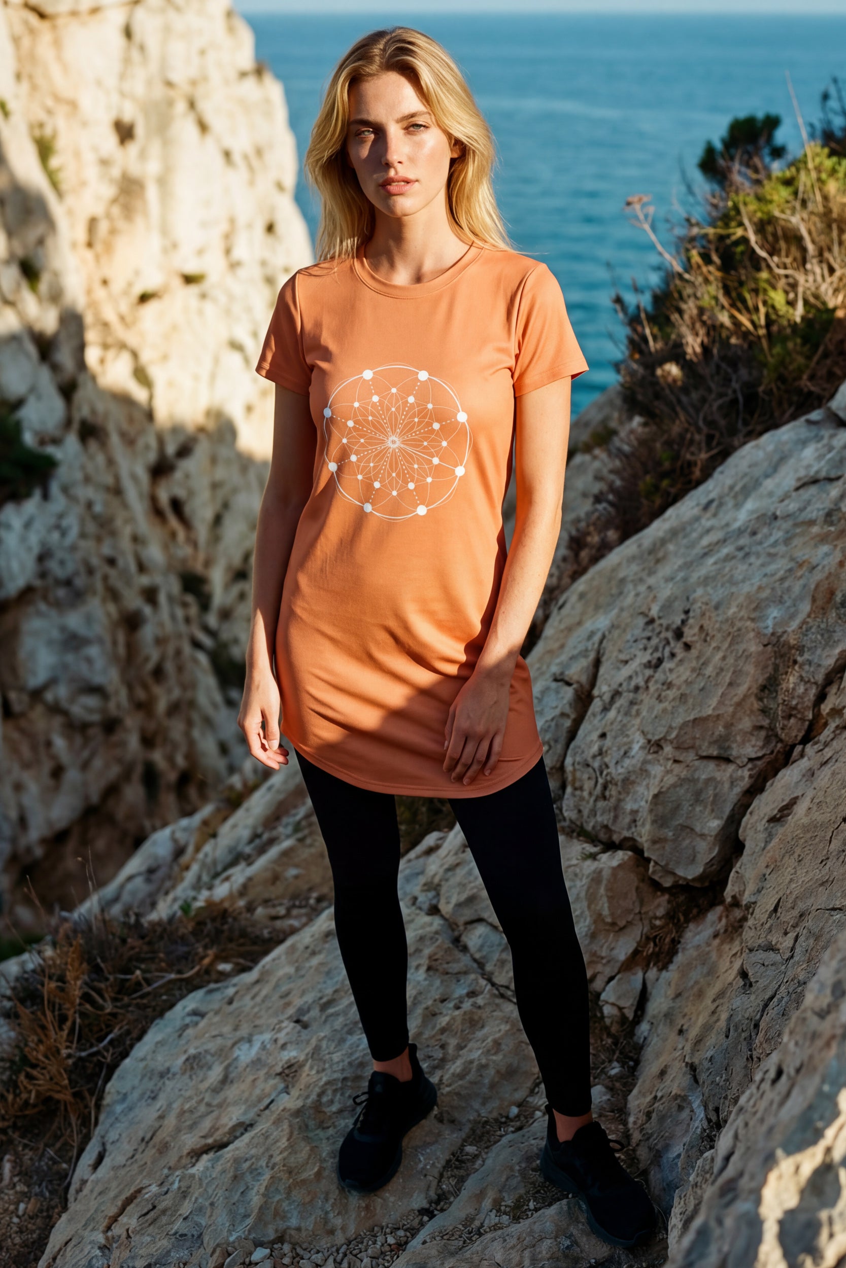 T-Shirt Dress - Melon