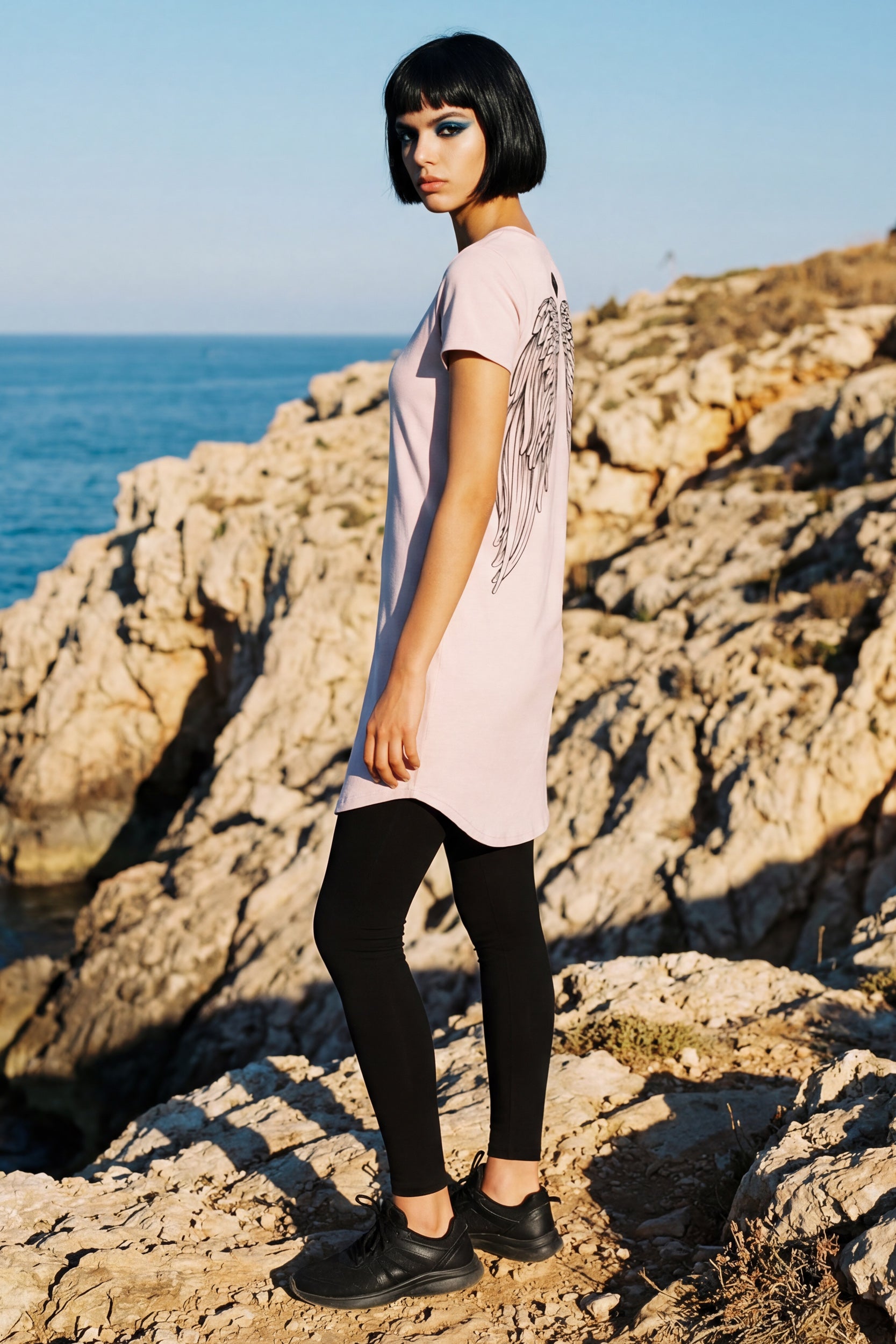 T-Shirt Dress - Rose