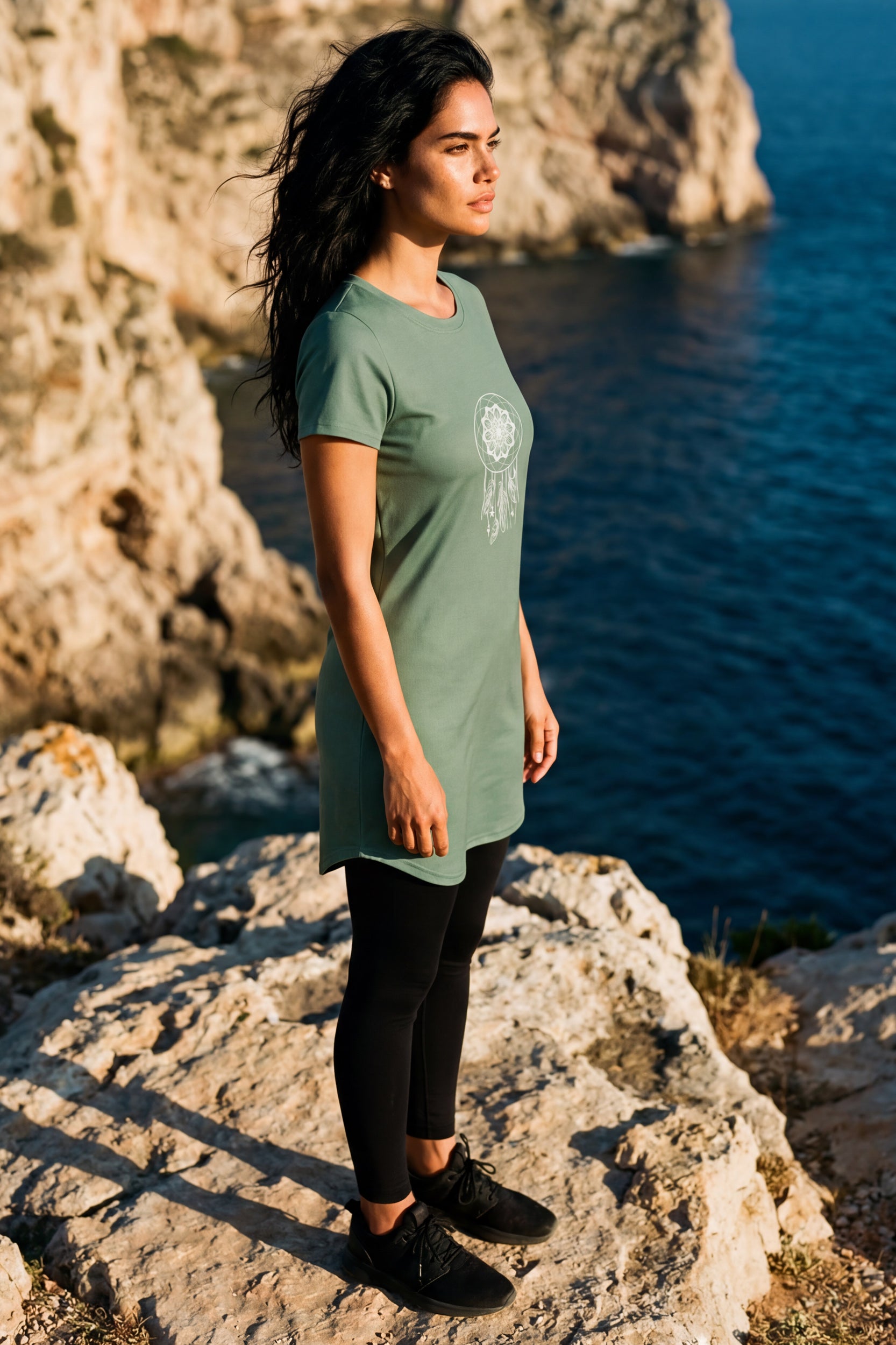 T-Shirt Dress - Shale