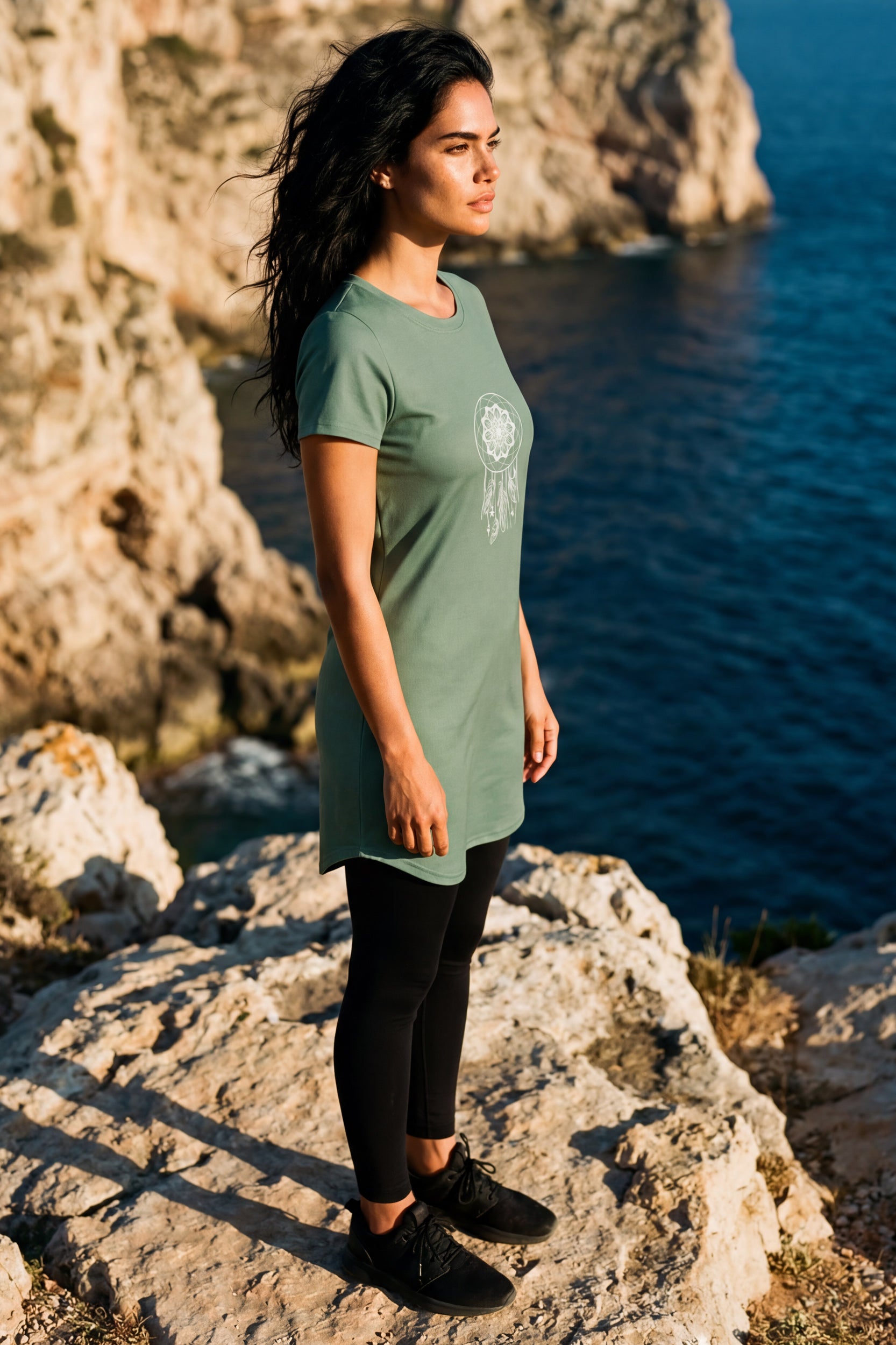 T-Shirt Dress - Shale