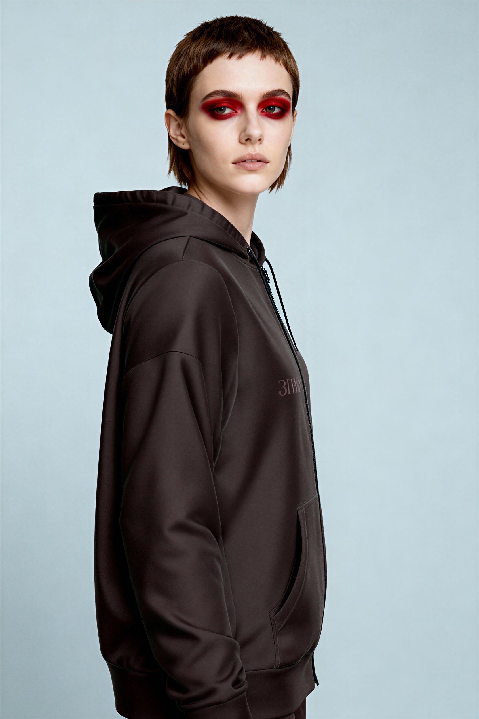 Zip Hoodie - CacaoPowder