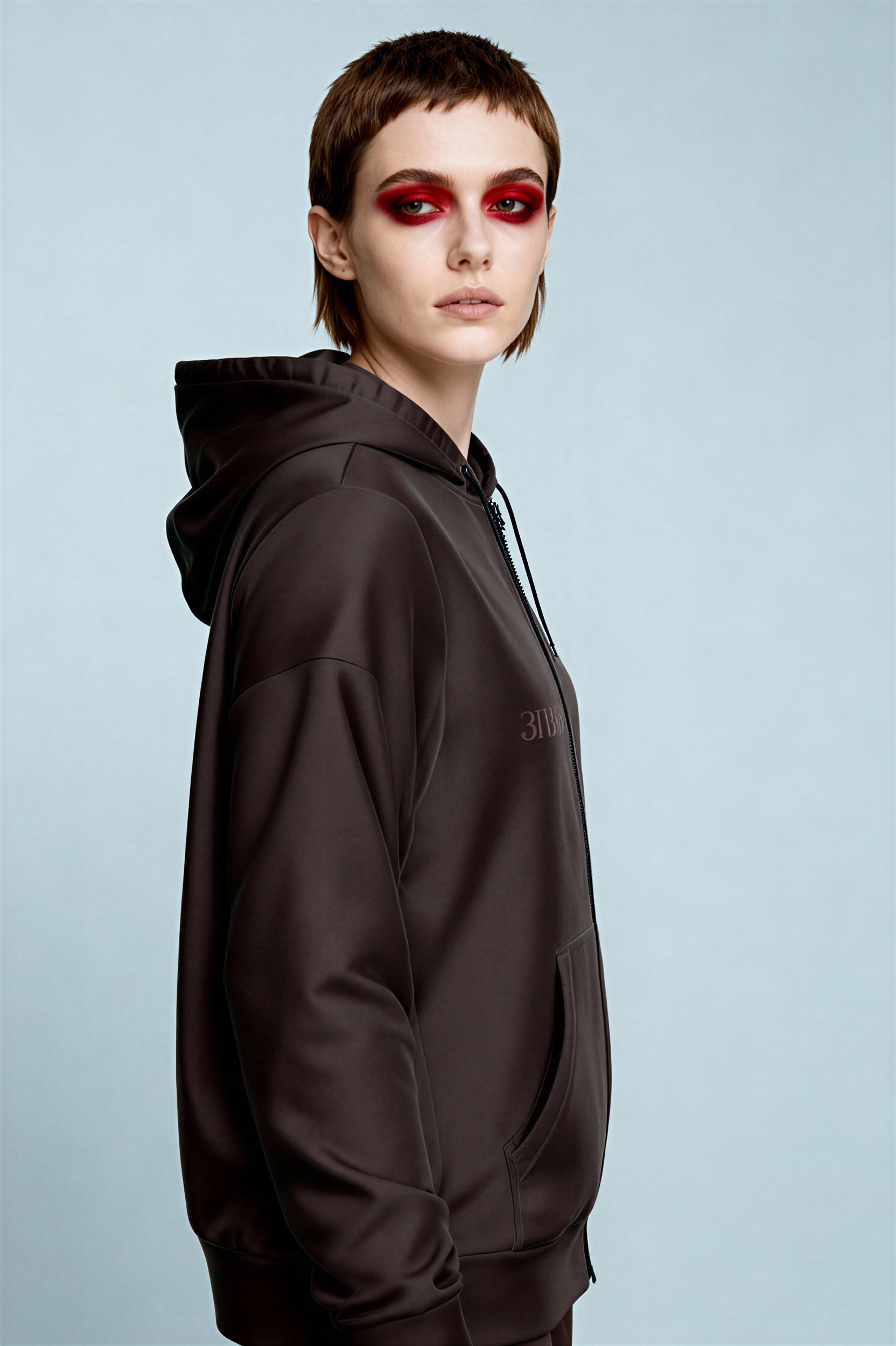 Zip Hoodie - CacaoPowder