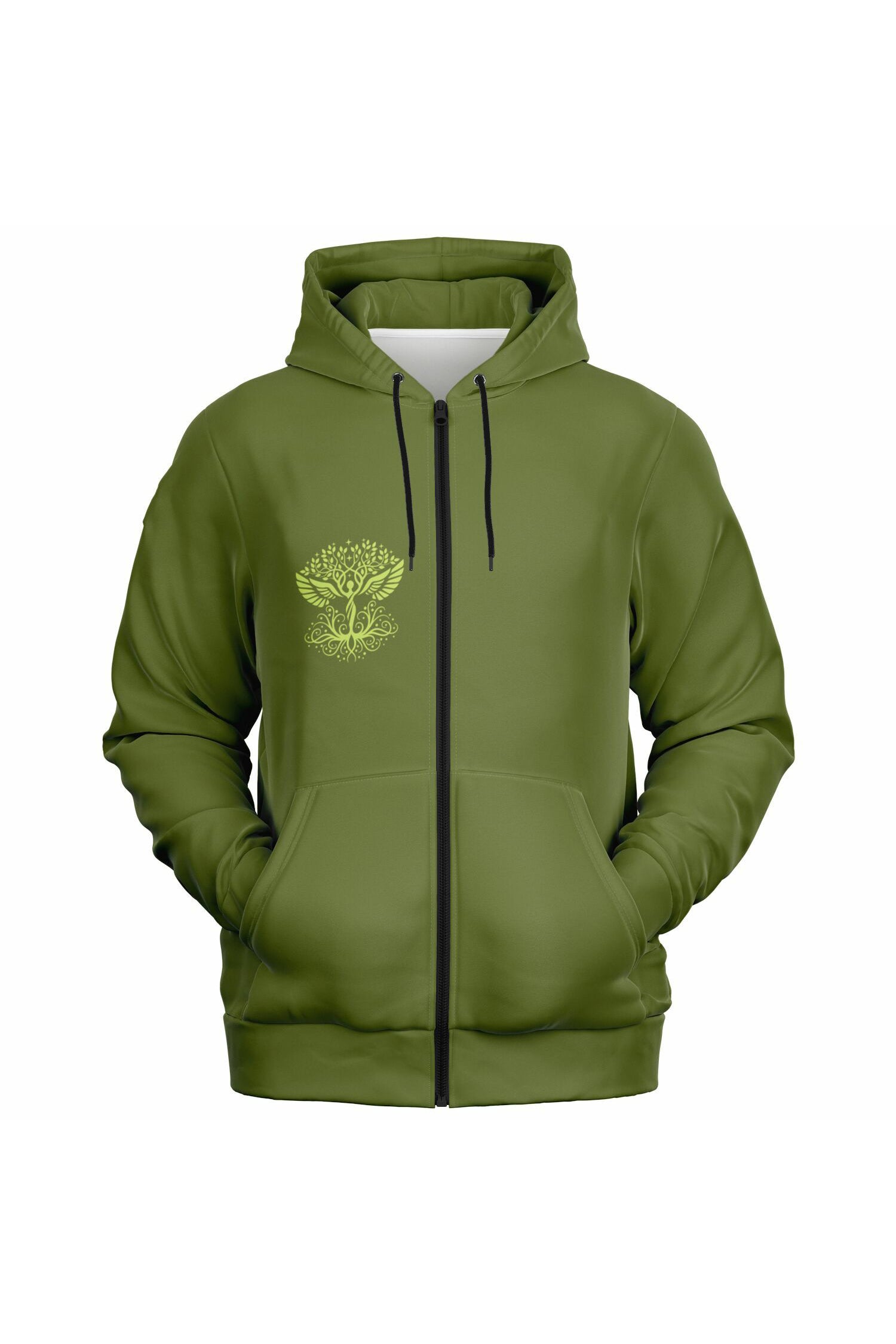 Zip Hoodie - GreenGlow