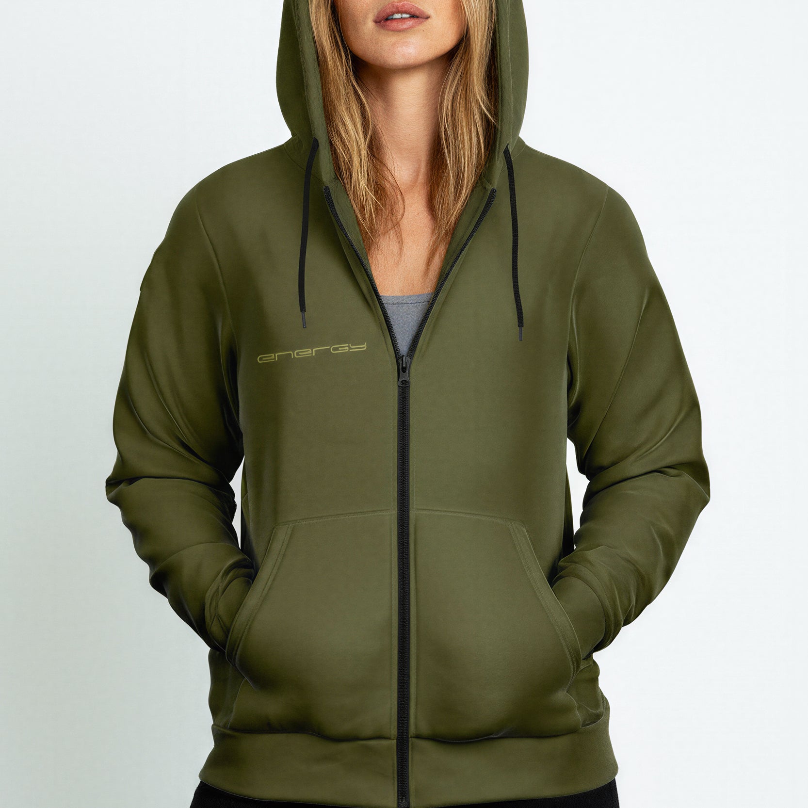 Zip Hoodie - MeadowlandGreen