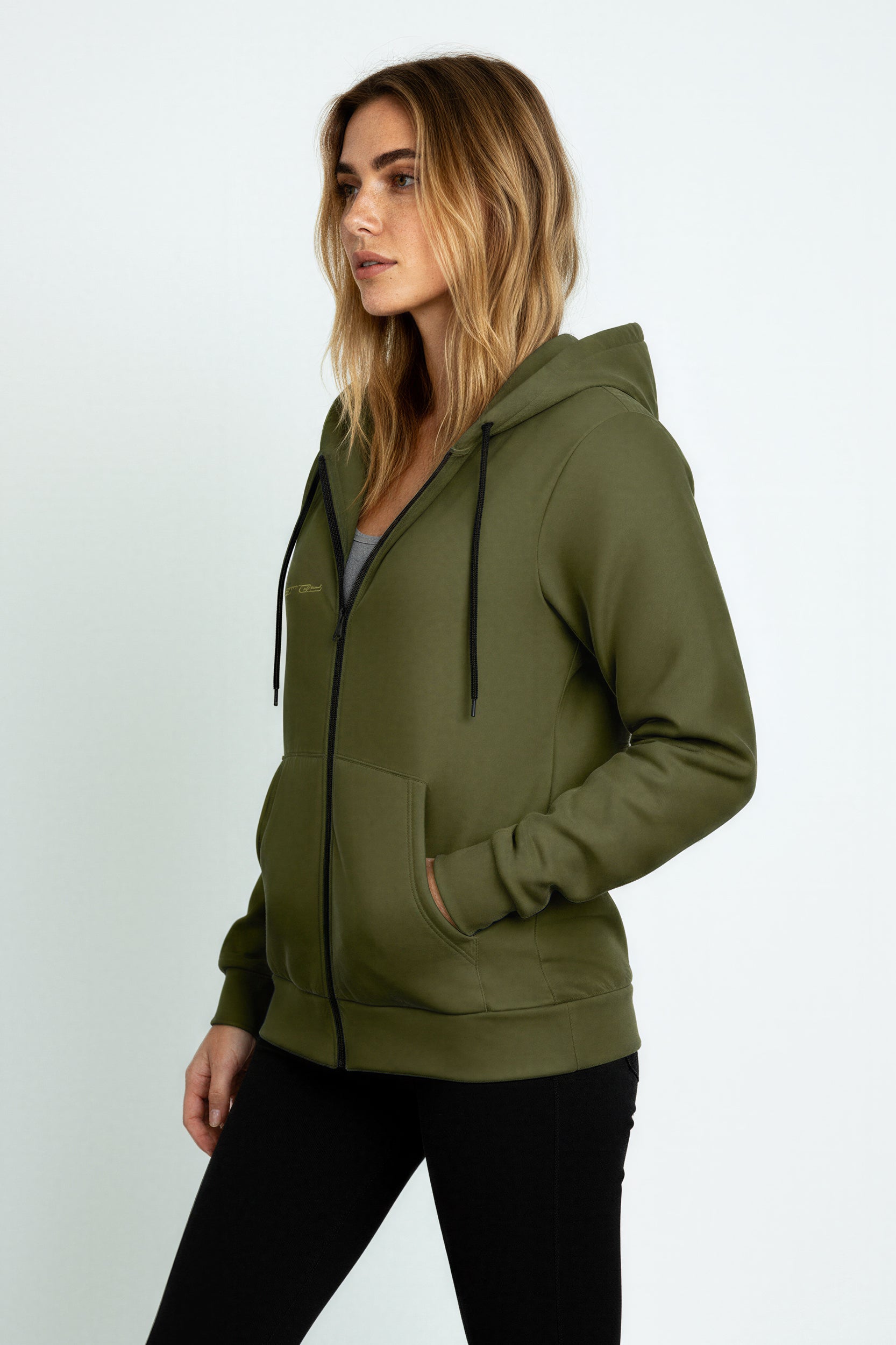 Zip Hoodie - MeadowlandGreen