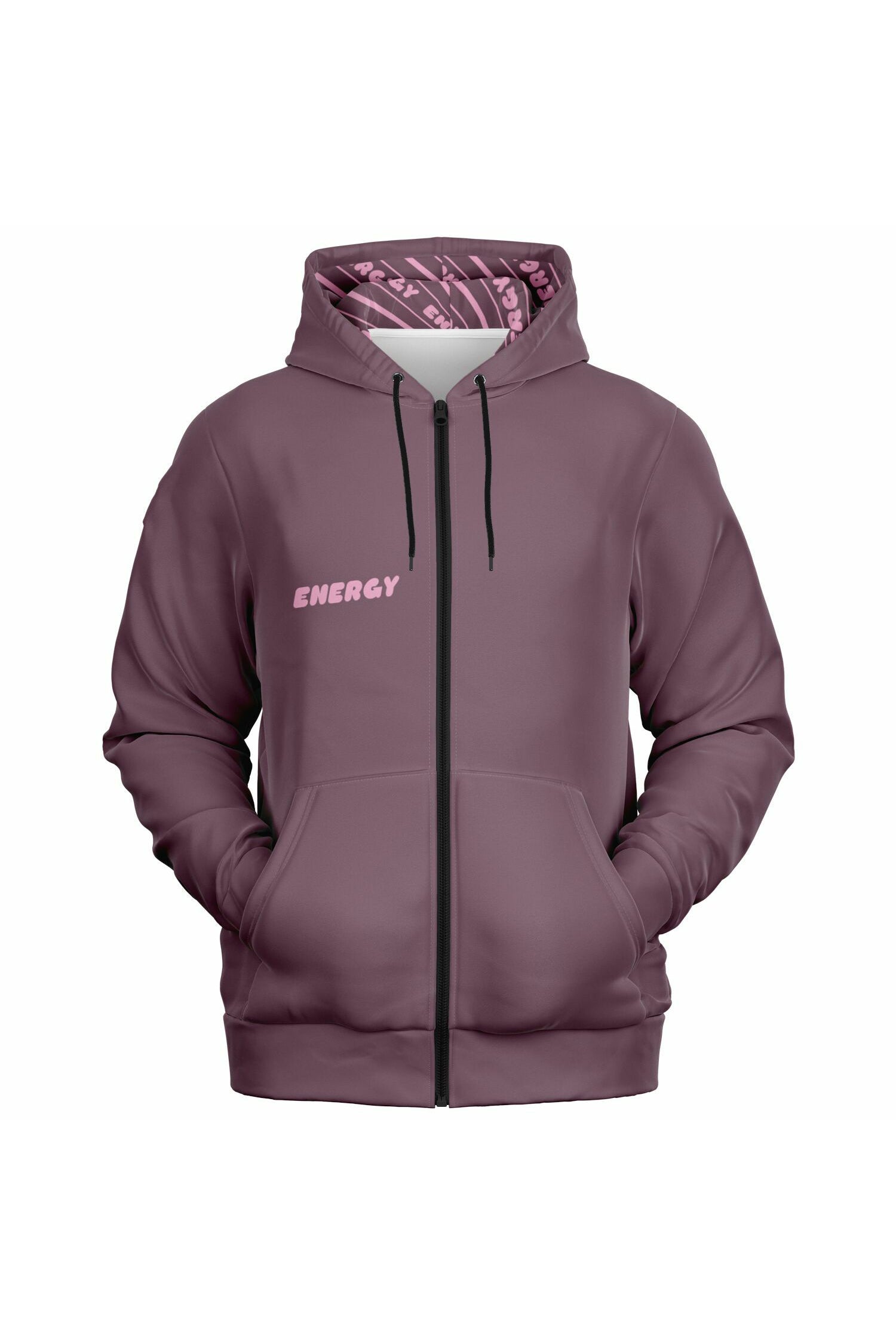 Zip Hoodie - PopPink