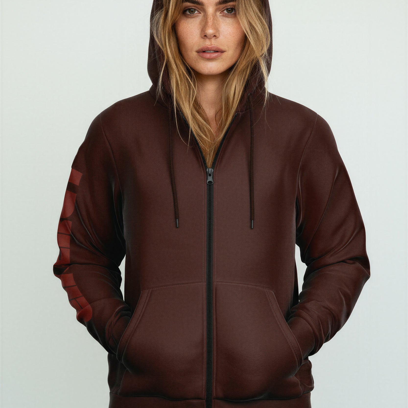 Zip Hoodie - Russet
