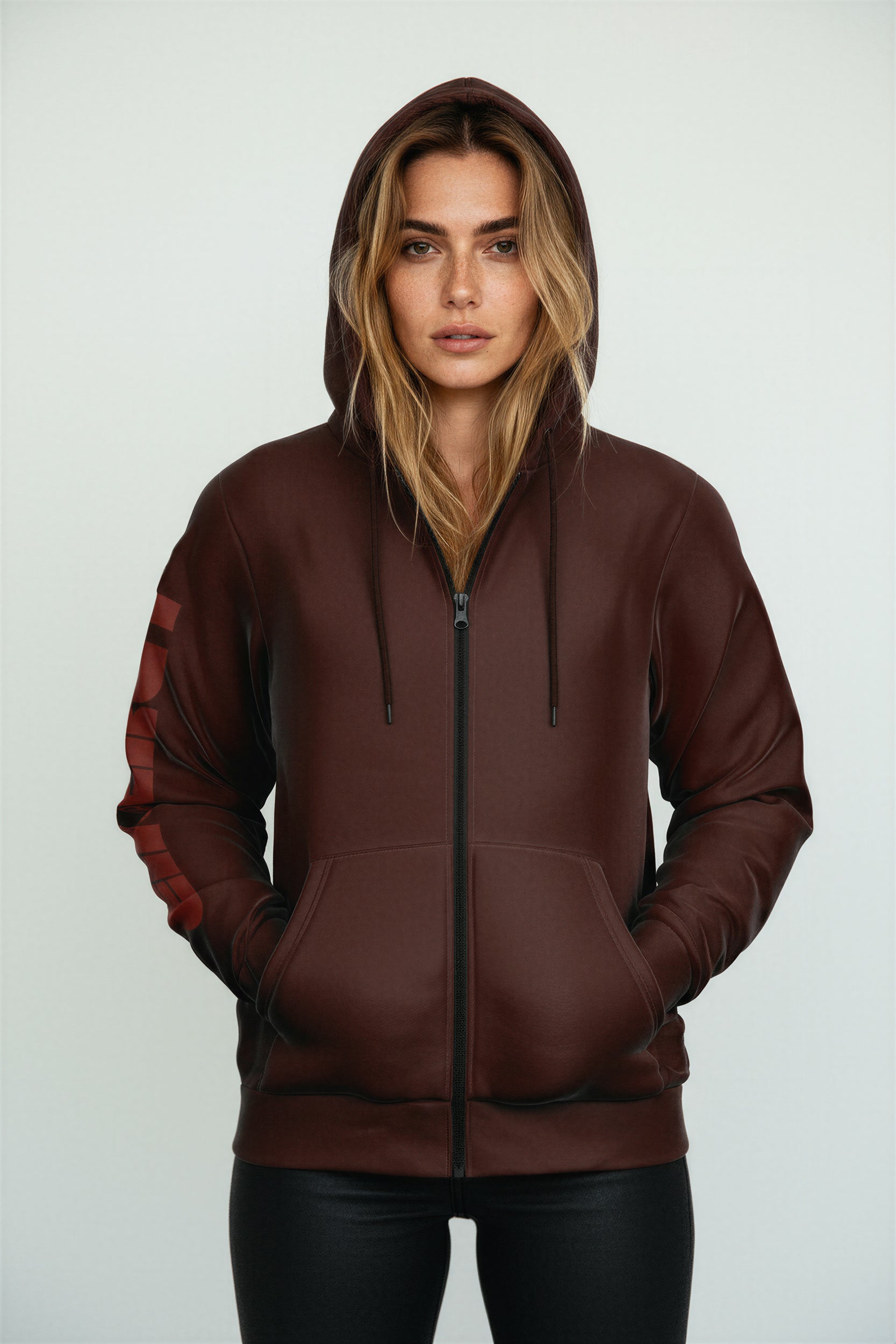 Zip Hoodie - Russet