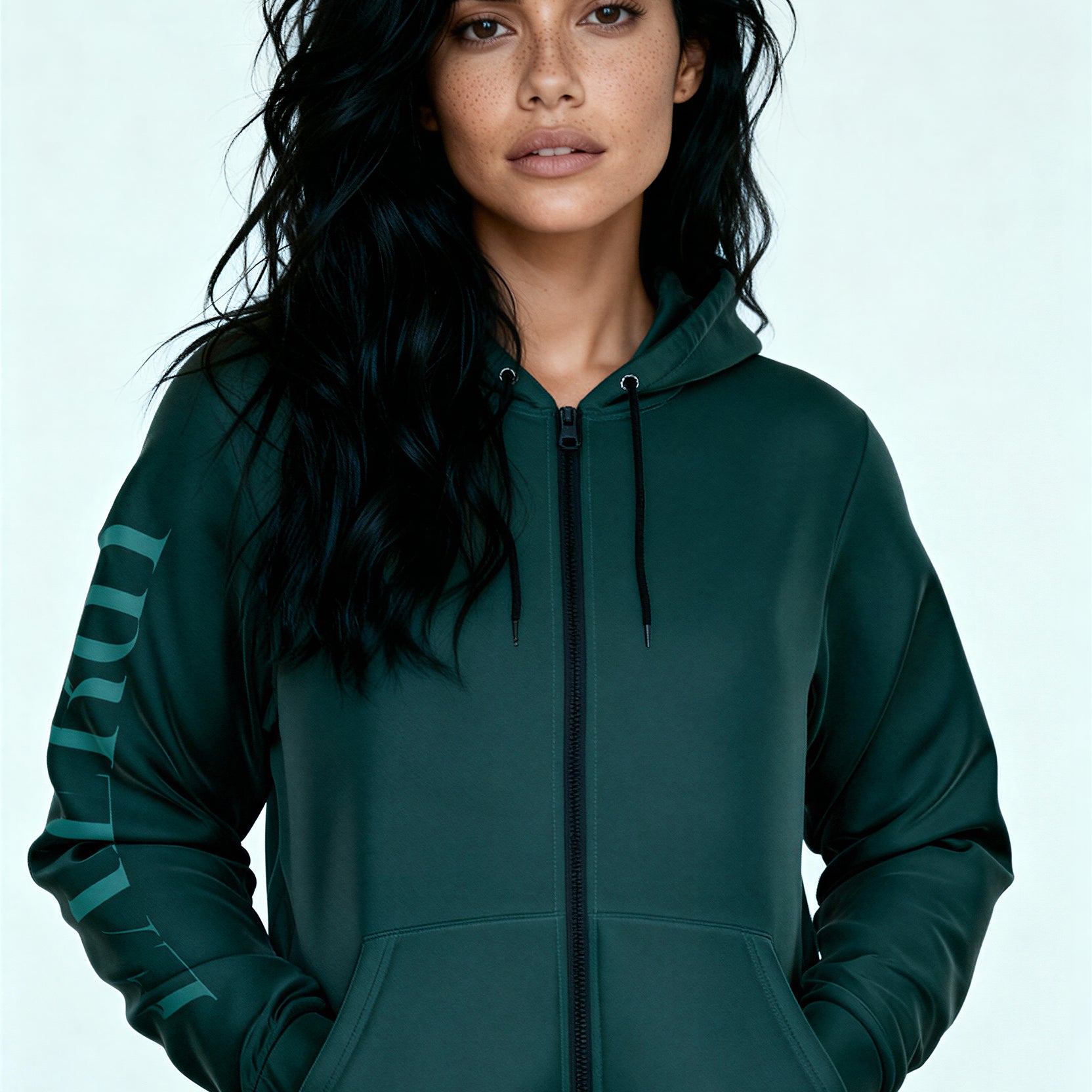 Zip Hoodie - TransformativeTeal