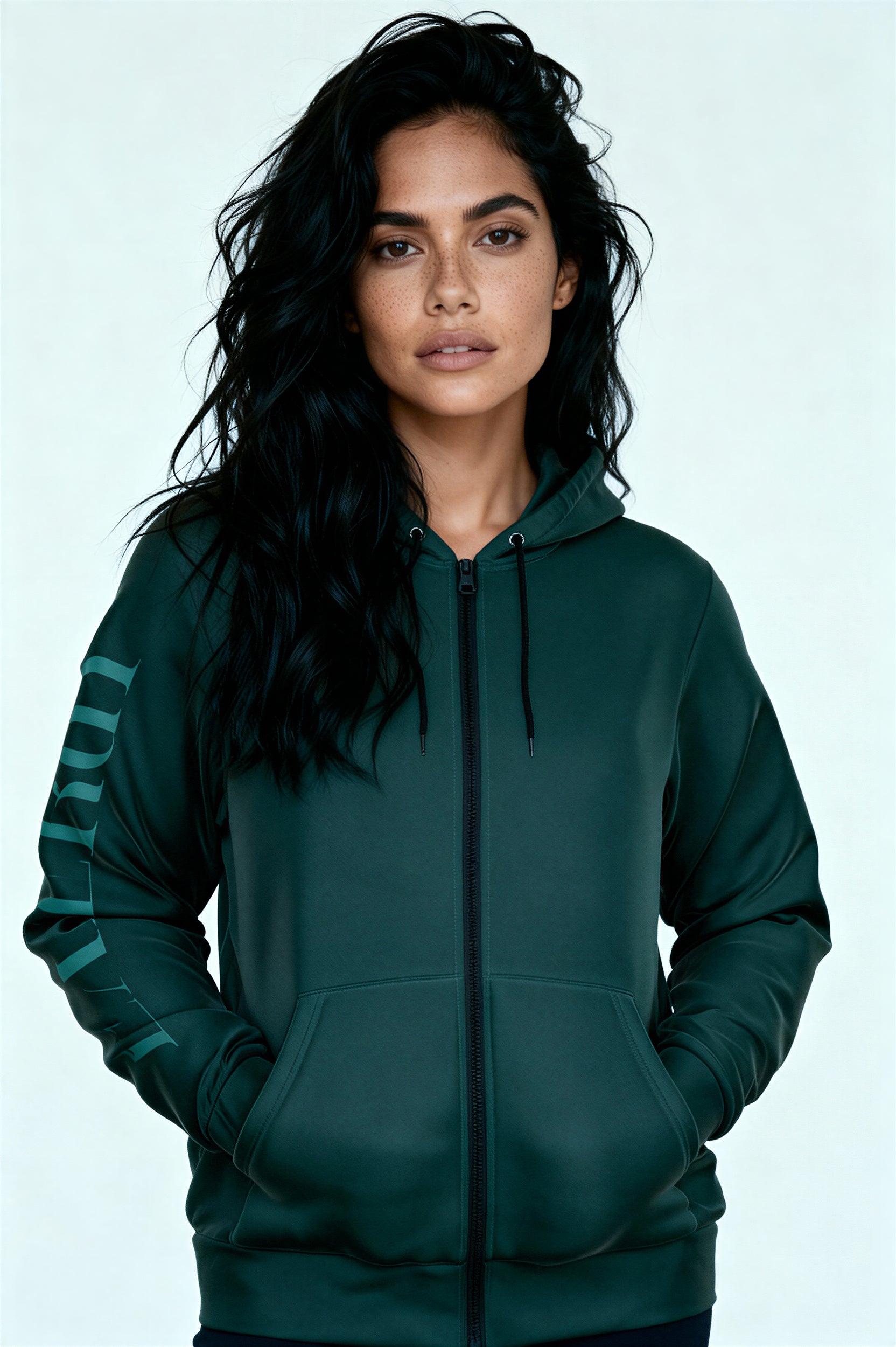 Zip Hoodie - TransformativeTeal