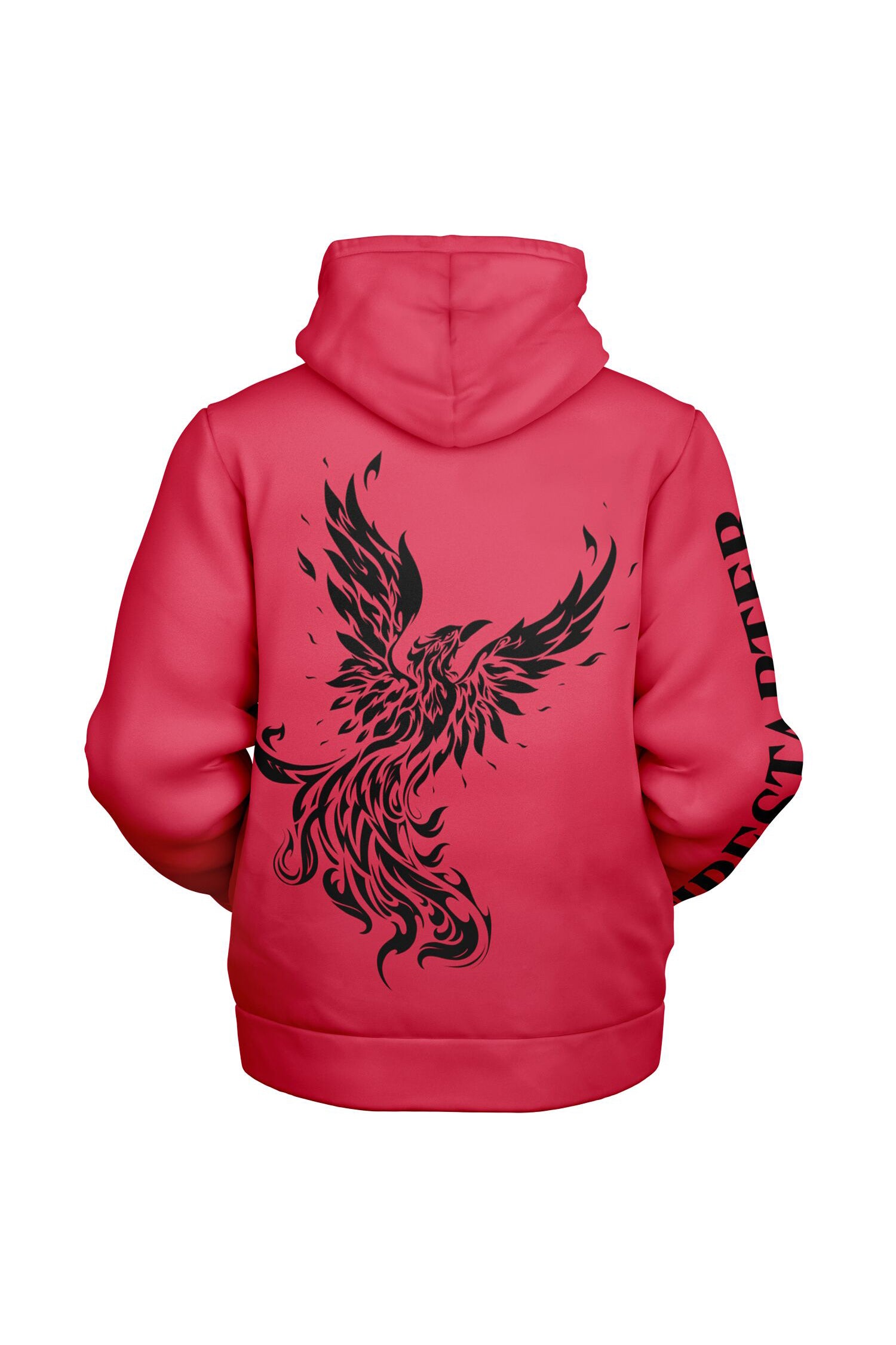 Zip Microfleece Hoodie - Berry