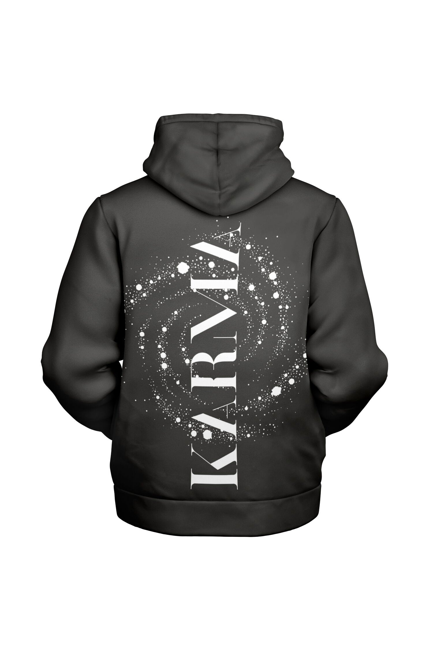 Zip Microfleece Hoodie - Bitumen