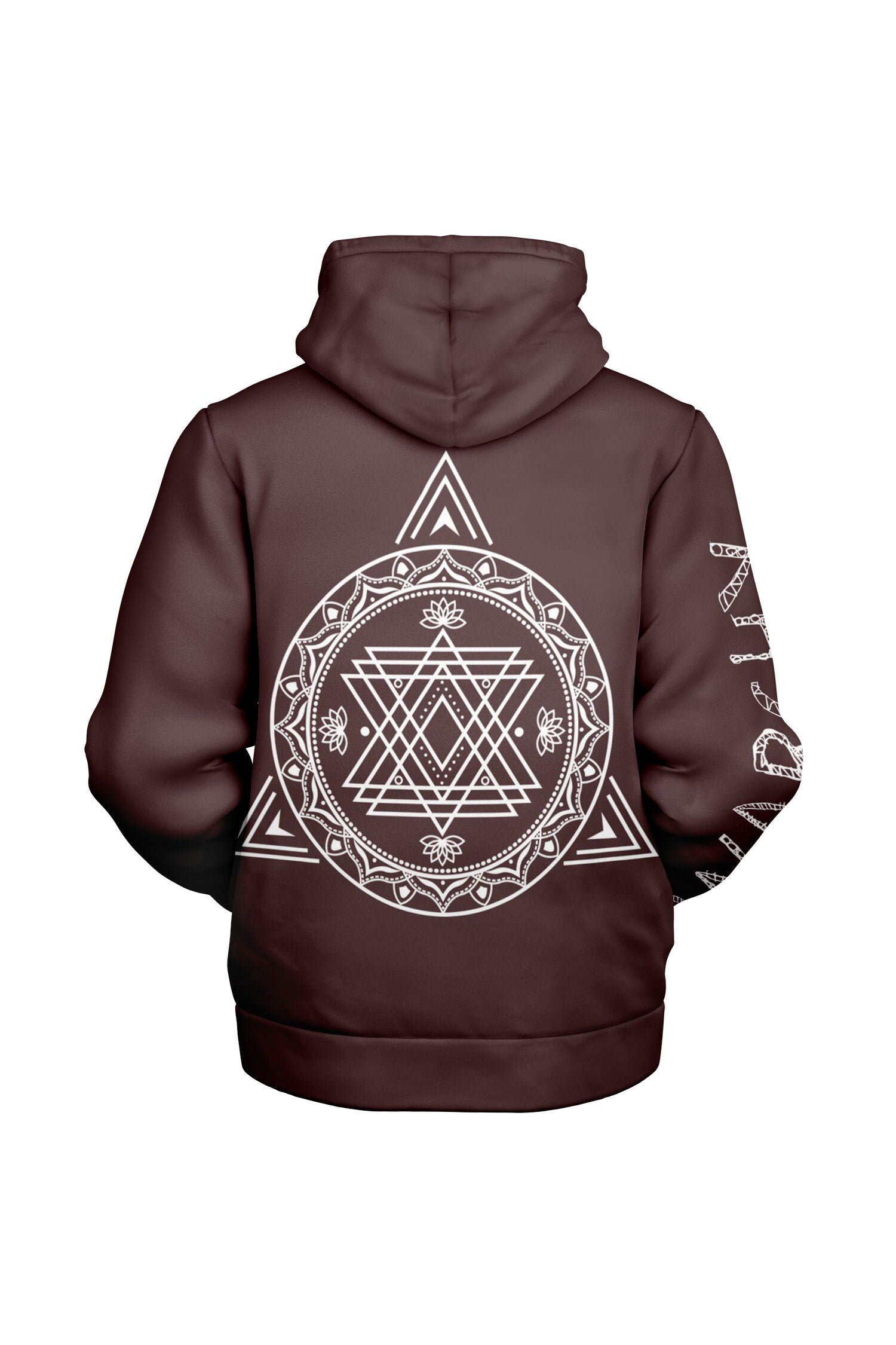 Zip Microfleece Hoodie - Choco