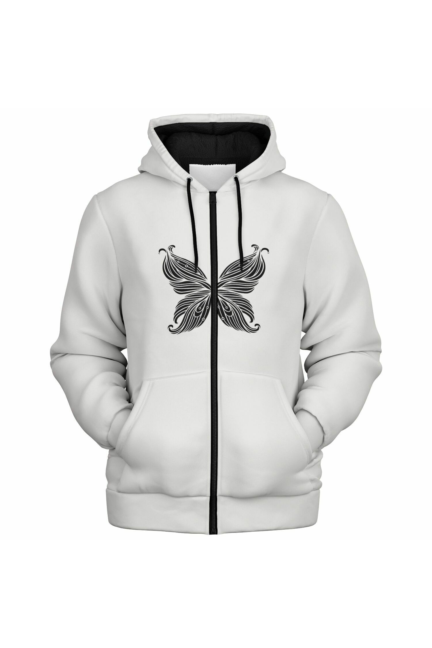Zip Microfleece Hoodie - Cloud