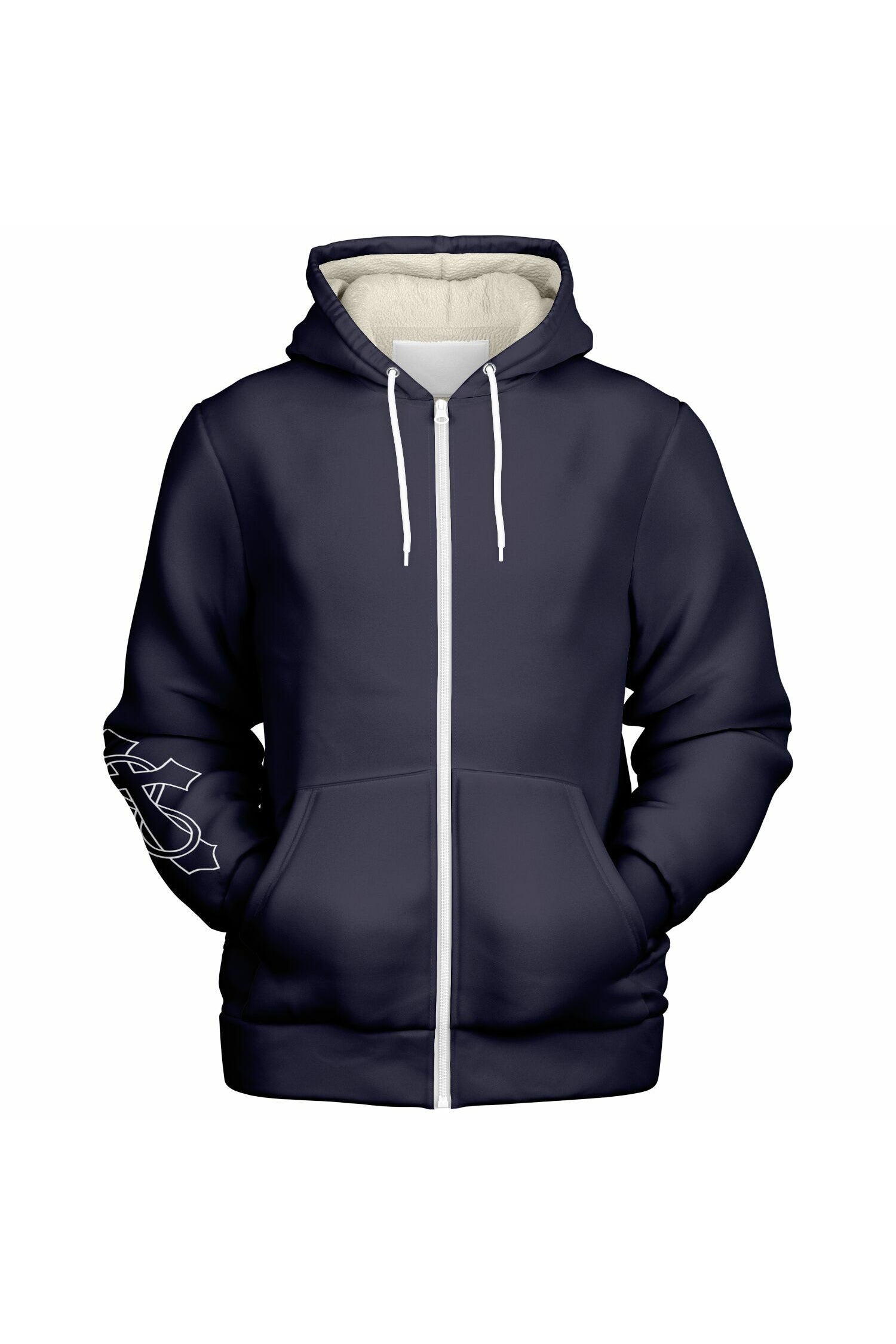 Zip Microfleece Hoodie - Evening
