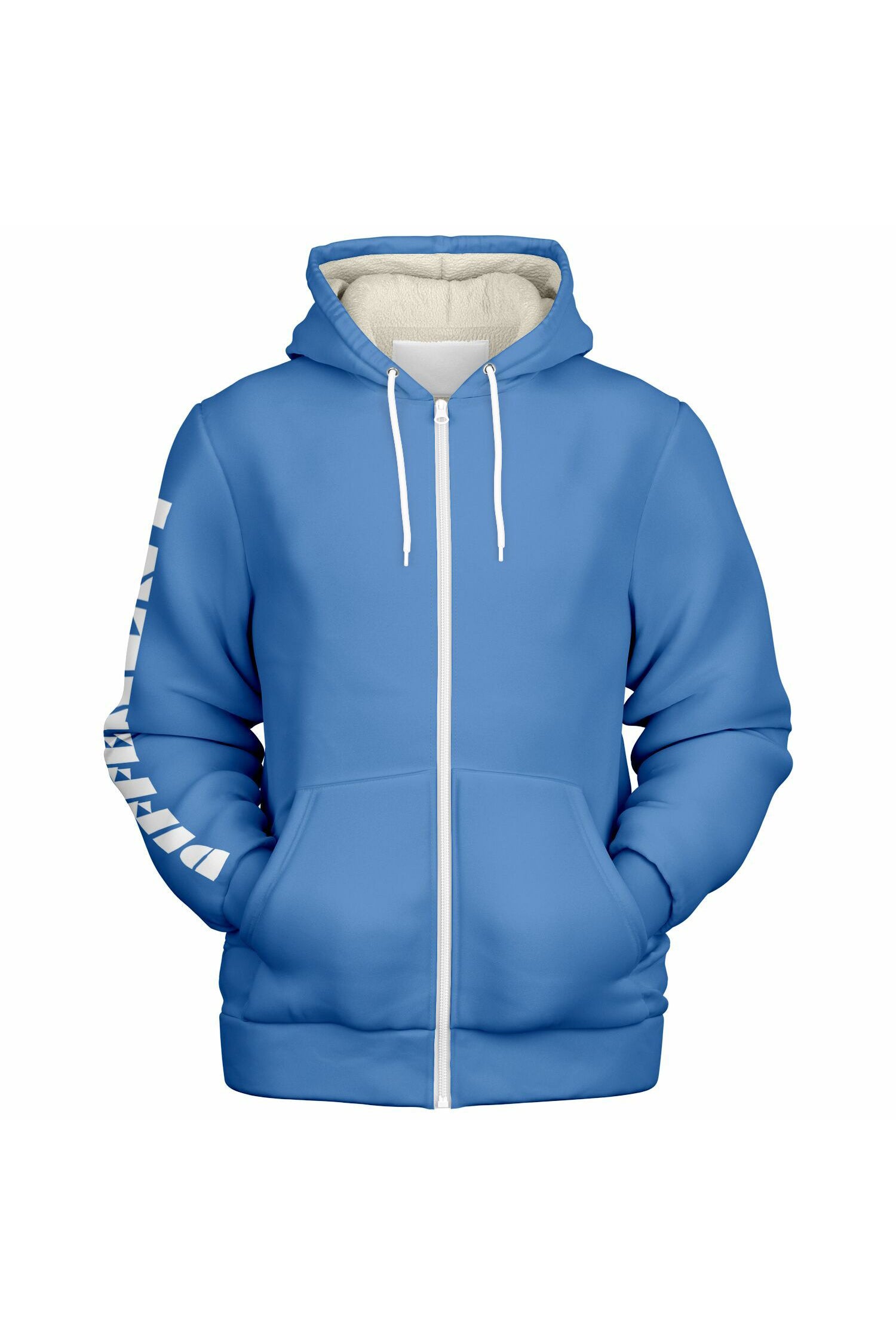 Zip Microfleece Hoodie - Marina