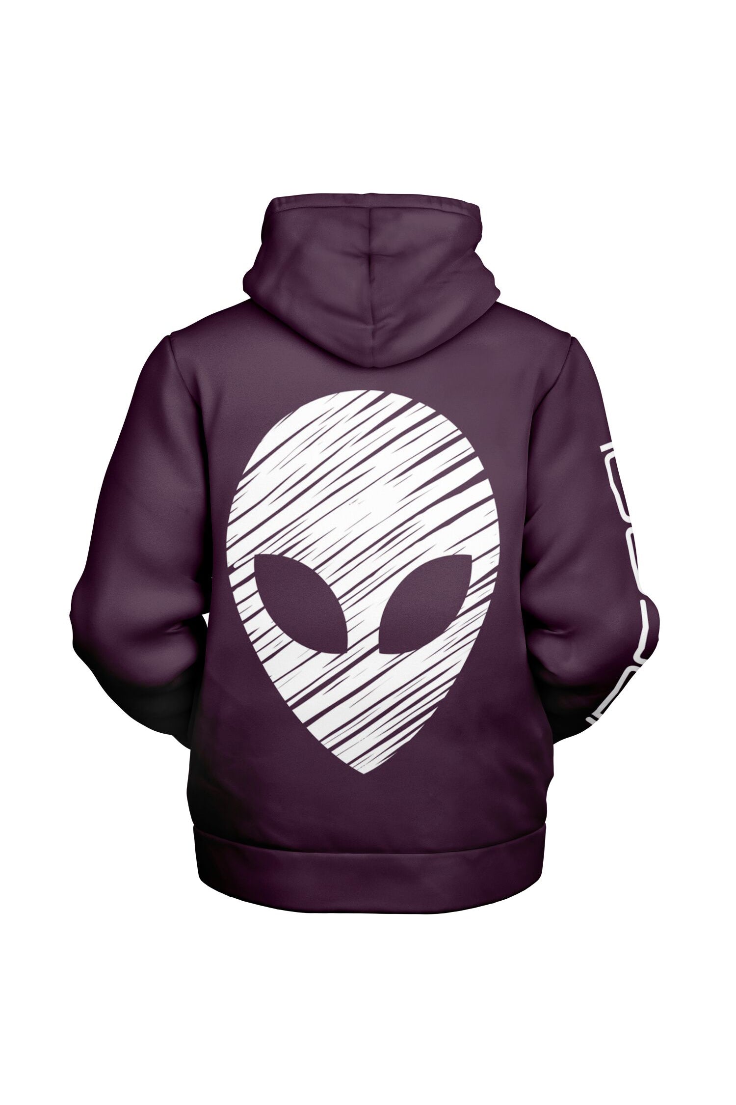 Zip Microfleece Hoodie - Mauve
