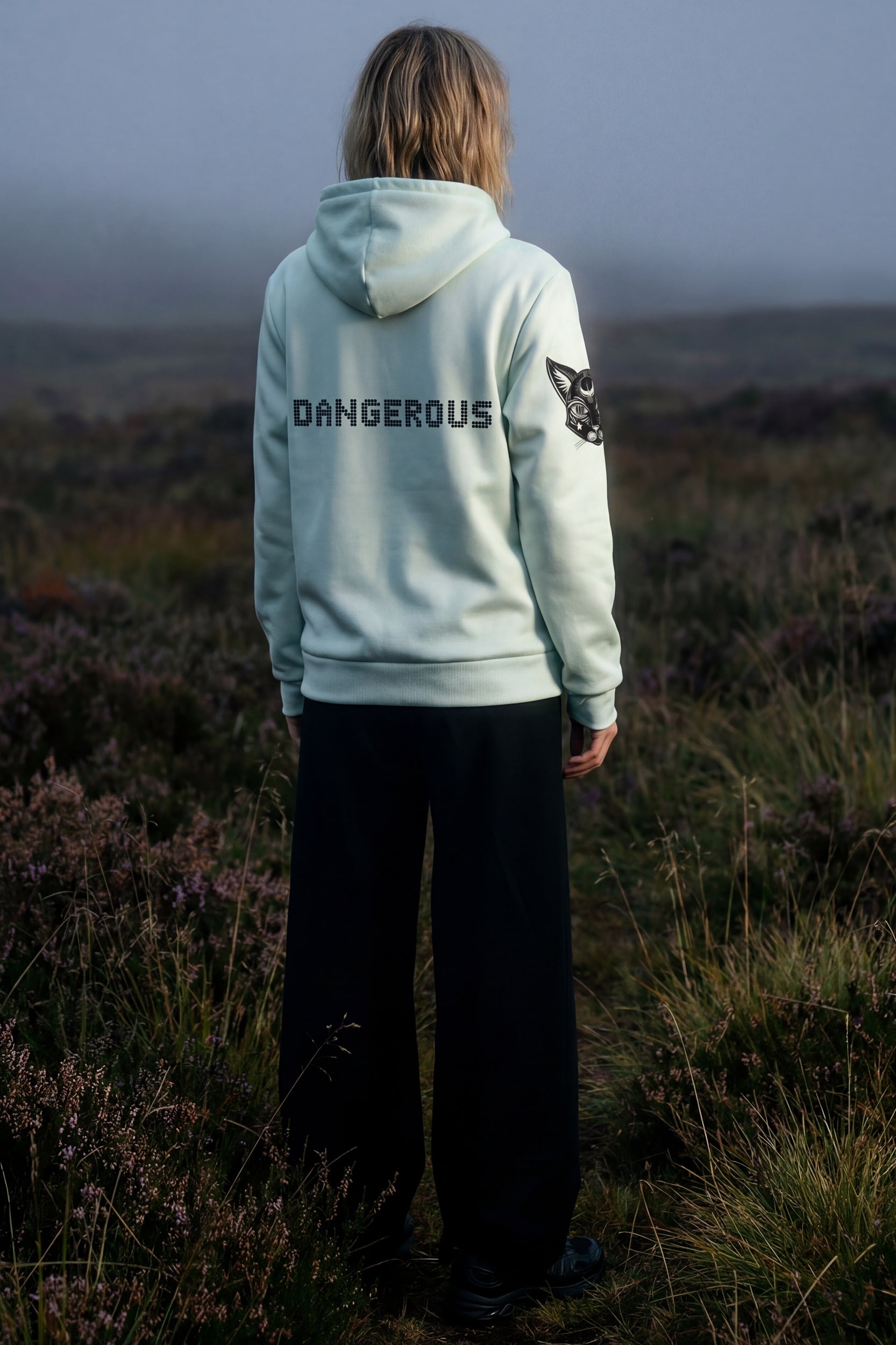 Zip Microfleece Hoodie - Mint